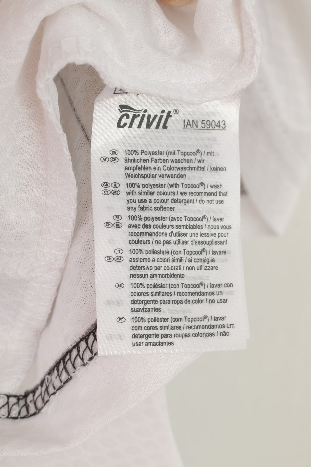 New Crivit Sports Men L 52/54 Cycling Shirt Zip Neck Red White Bike  Jersey Pockets Top