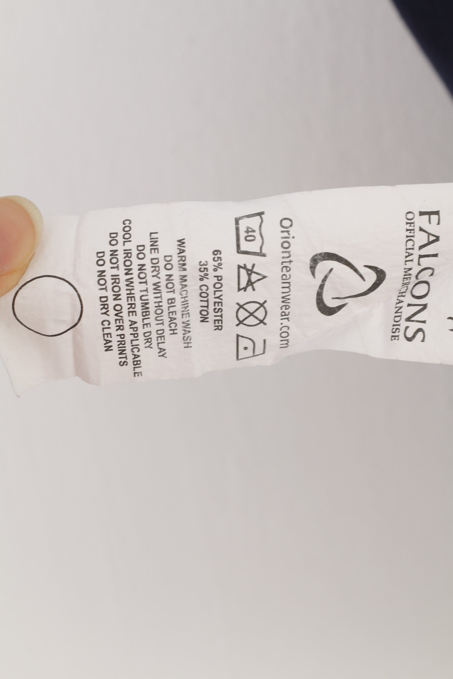 Falcons Men M Polo Shirt Cotton  Navy White American Football Atlanta Short Sleeve Top