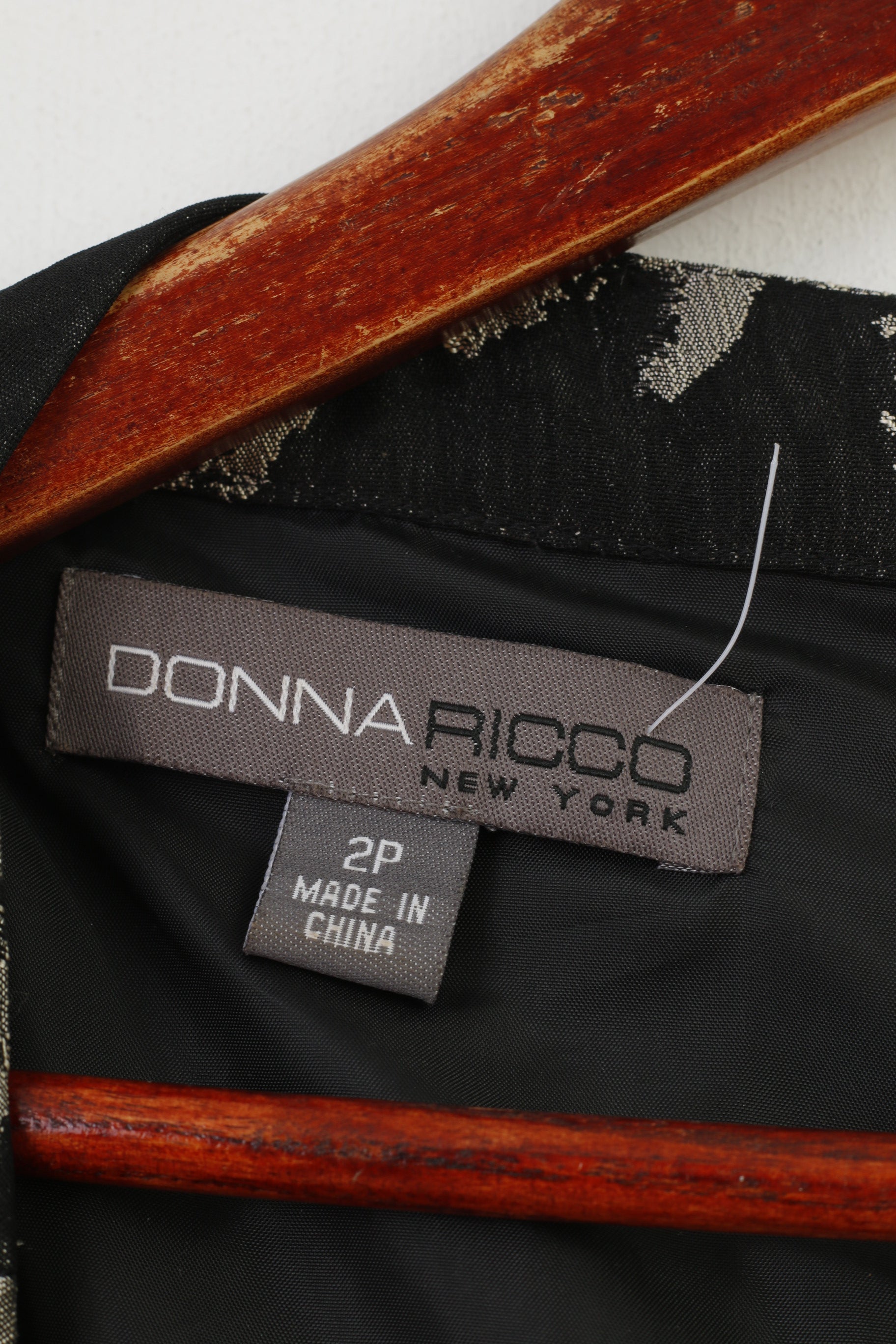 Donna Ricco New York Femmes 2P XS Robe Gris Brillant Fleurs Imprimé Cocktail Mini