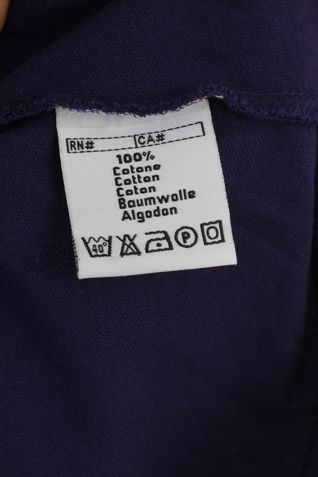 Kappa garçon 13 14 âge polo violet coton col bas haut à manches courtes