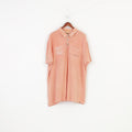 Camel Active Men 6XL Polo Shirt Coral Cotton Short Sleeve Collar Top