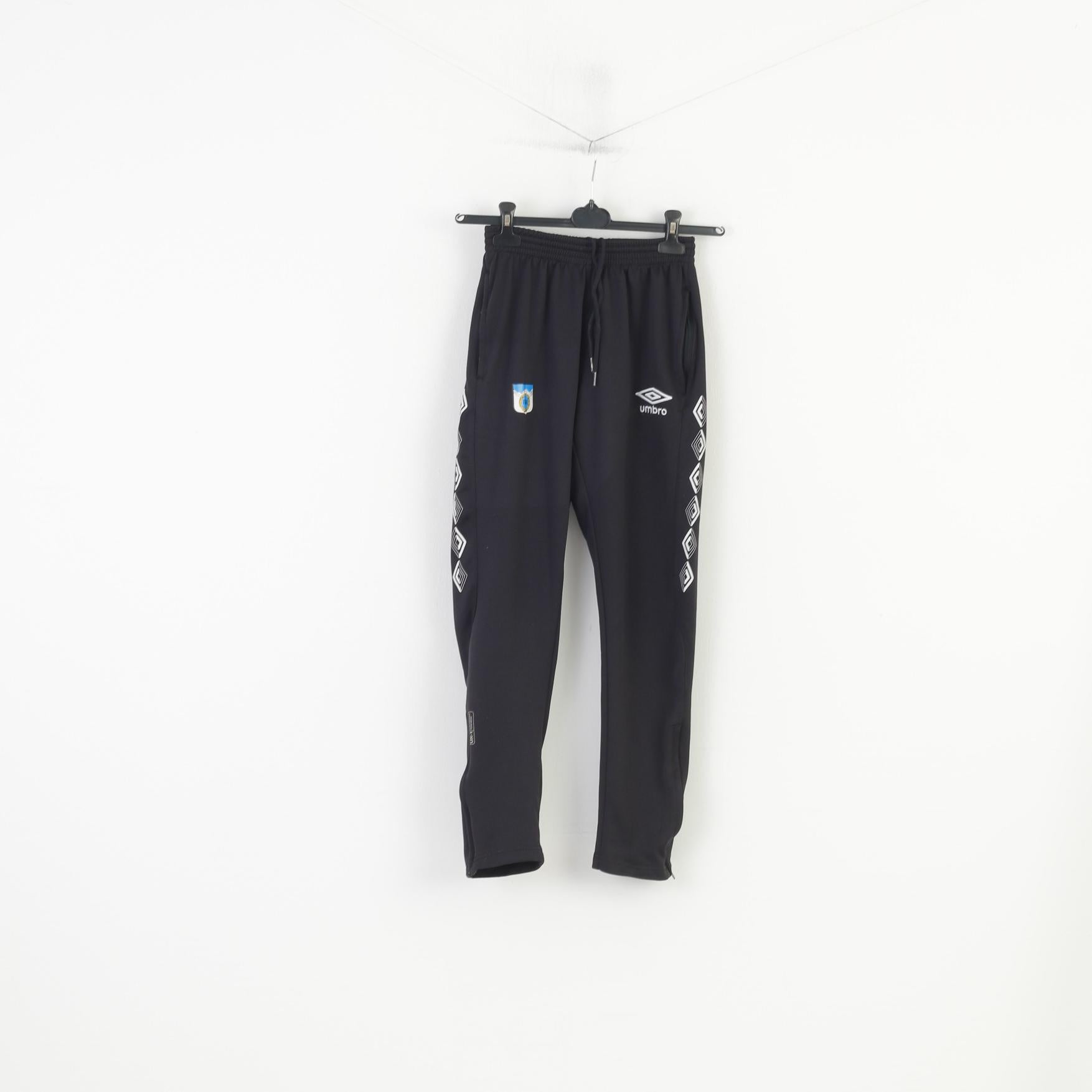 Umbro Boys S 10 Age Sweatpants Black Sports Training Football T.U.I.L Active Trousers