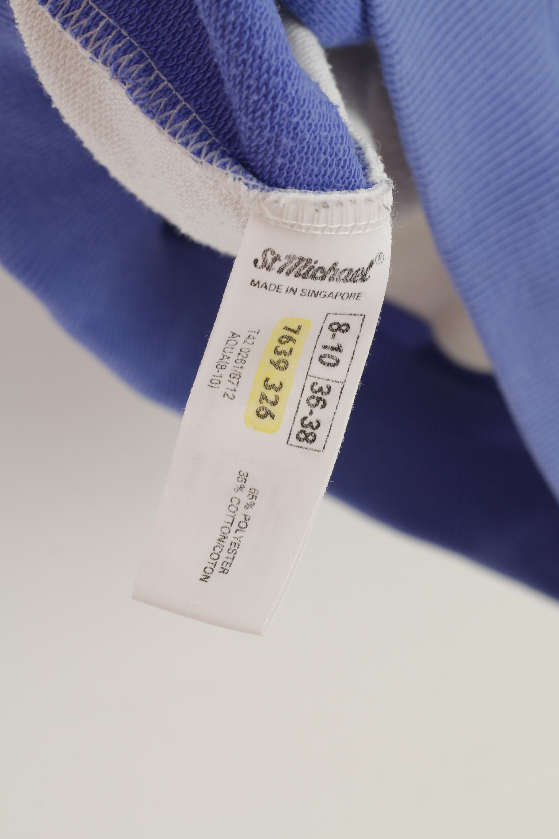 St Michael Women 10 M Sweatshirt White Jumper Sportswear Anchor Print Vintage Top