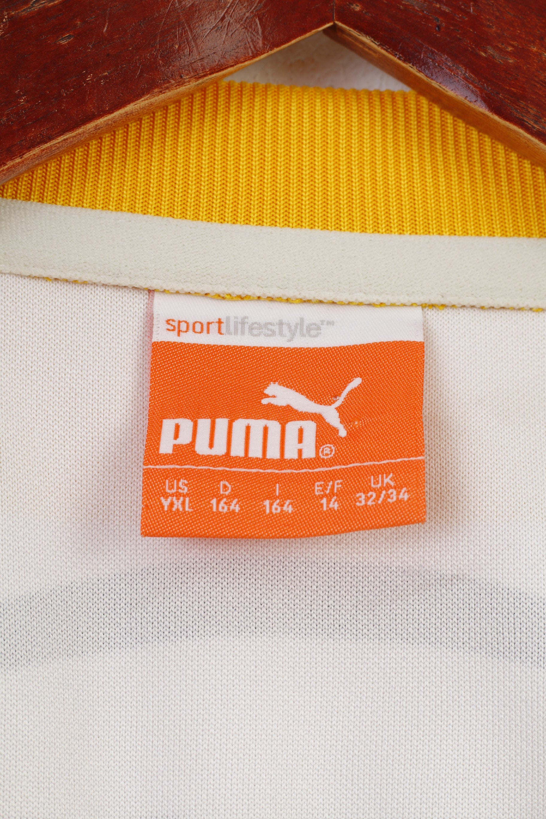 Puma Castleford Tigers Garçons 164 14 Âge Chemise Sportswear GMB Union Jaune Haut 