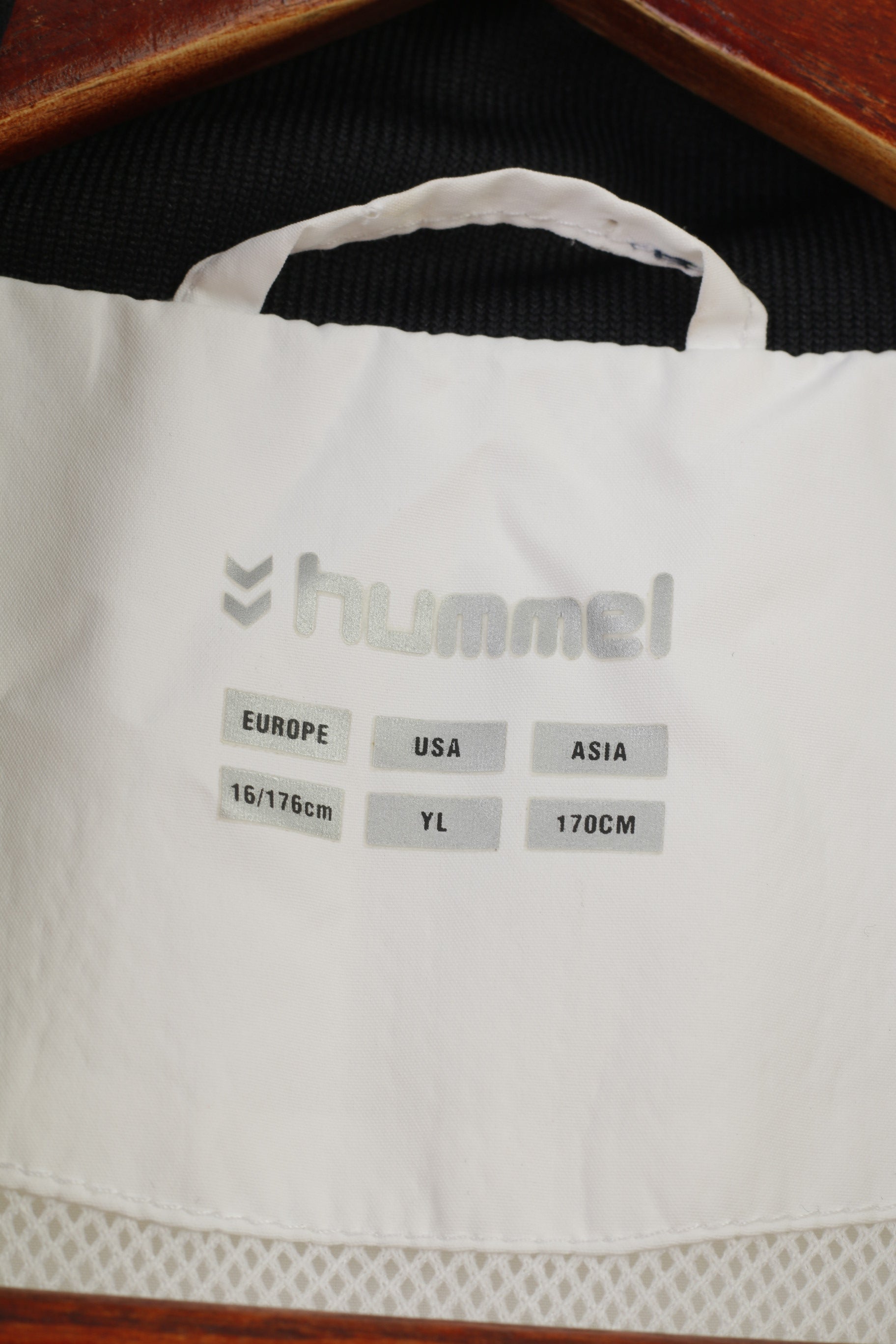 Hummel Garçons 16 Âge 170 Veste Blanche Zip Up FSG Ostseekuste Teichmann Light Vintage #10 Top 