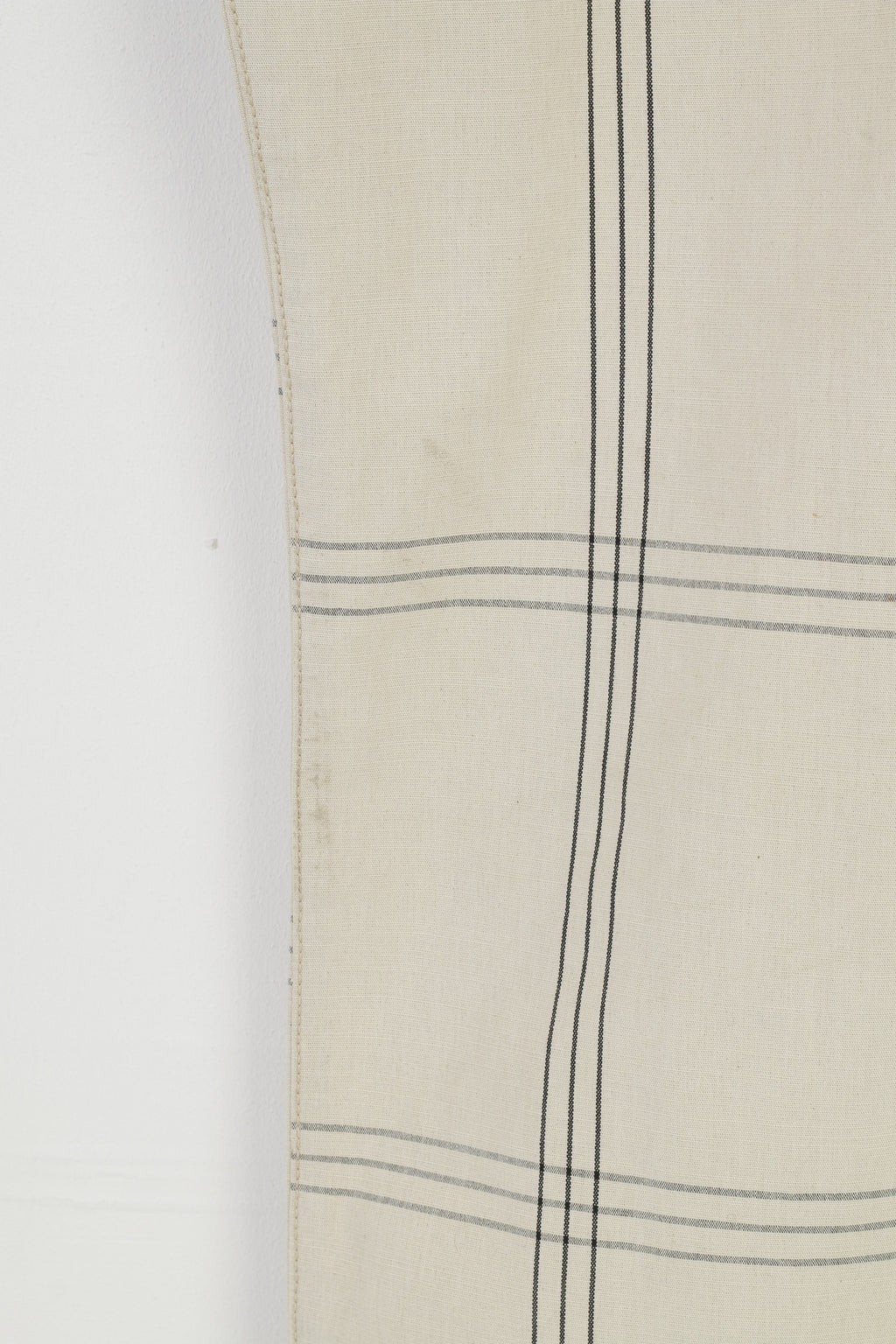 Diesel Industry Hommes 36 Pantalon Crème Coton Rayé Boutons Haut