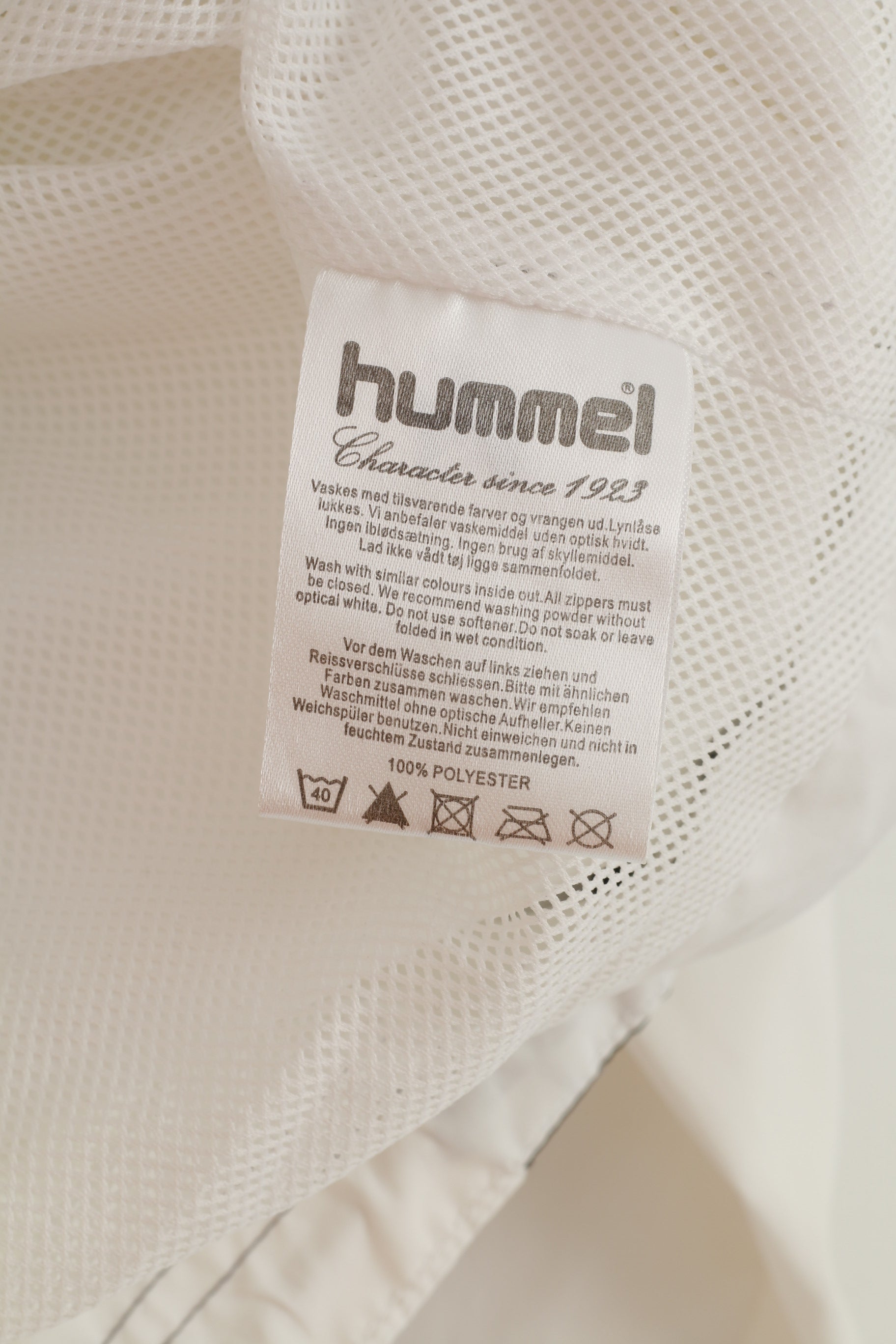 Hummel Garçons 16 Âge 170 Veste Blanche Zip Up FSG Ostseekuste Teichmann Light Vintage #10 Top 