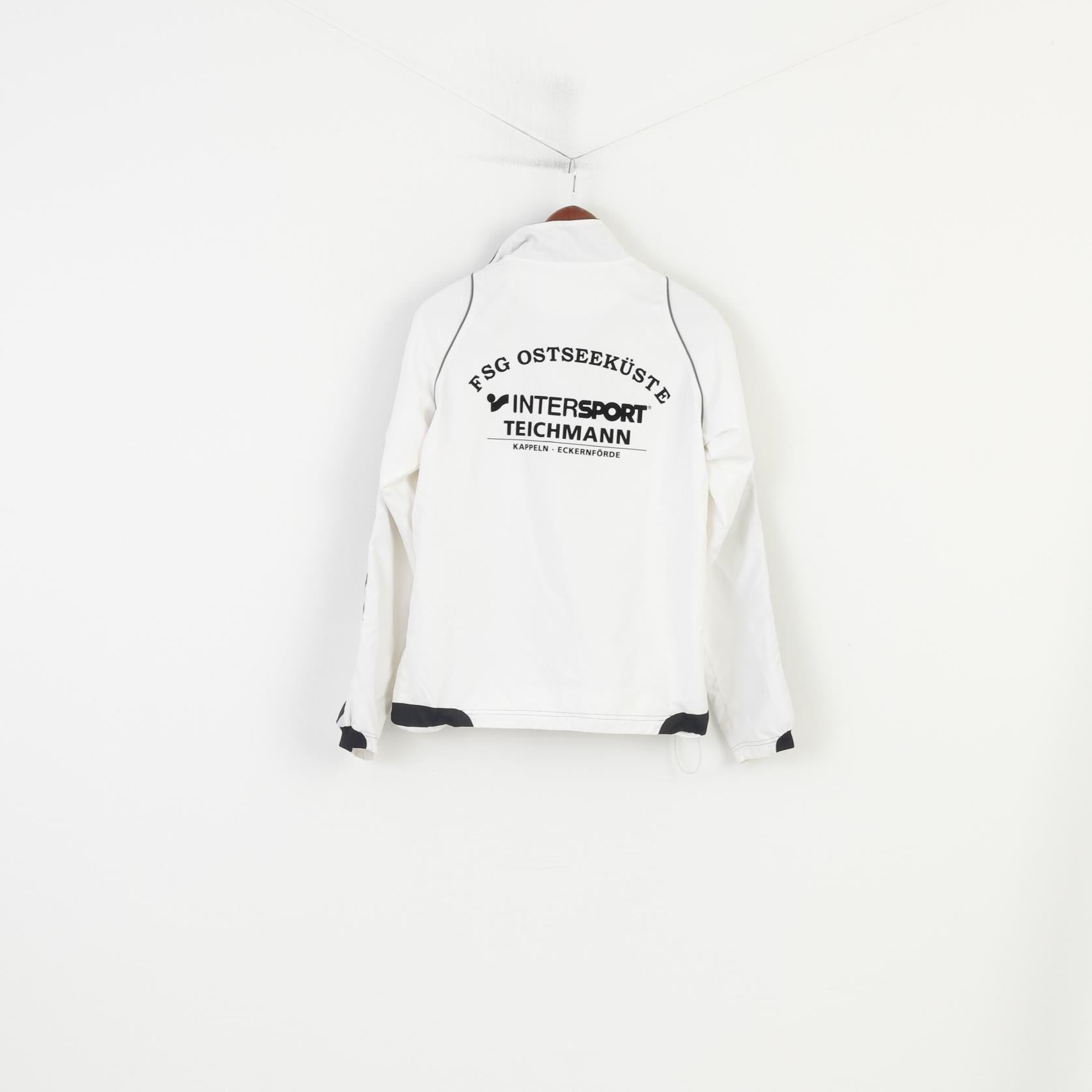 Hummel Garçons 16 Âge 170 Veste Blanche Zip Up FSG Ostseekuste Teichmann Light Vintage #10 Top 