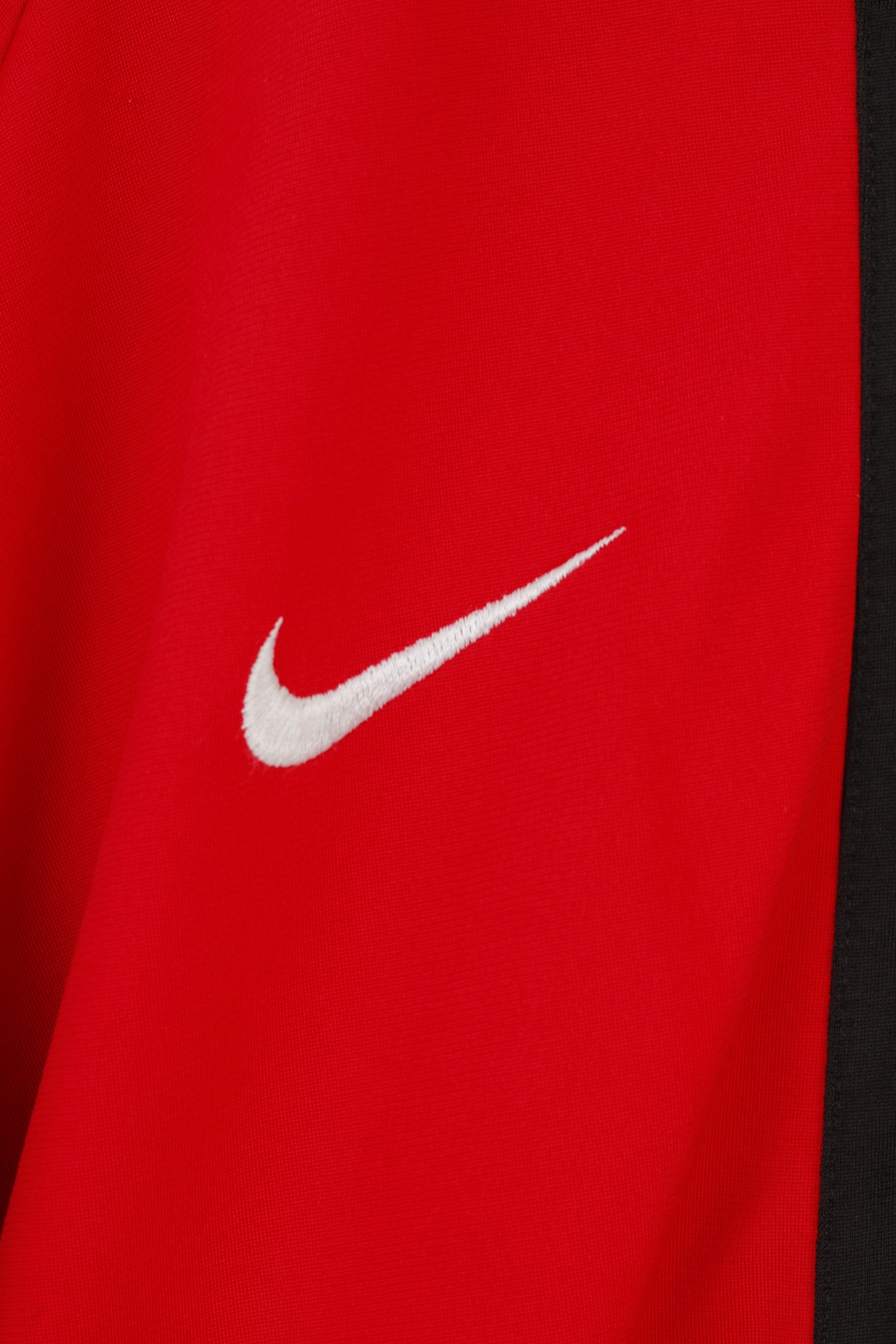 Nike Air Men L 44 Sweatashirt Sport Training Red Full Zipper Vintage