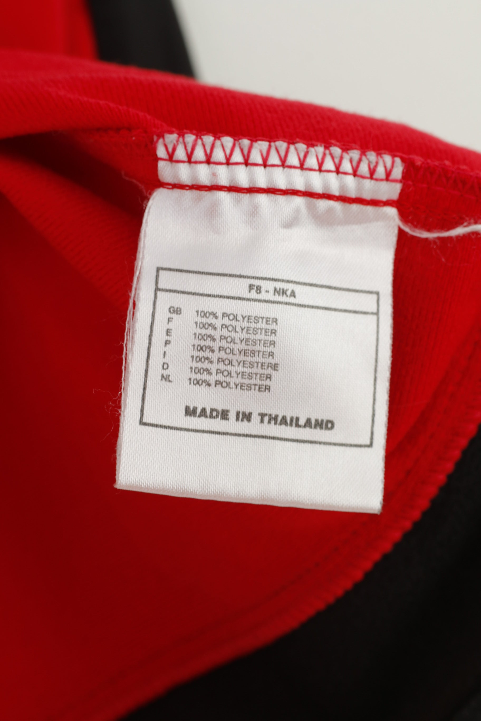 Nike Homme L 44 Sweat-shirt Sport Training Rouge Fermeture Éclair Complète Vintage