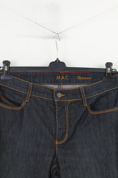 MAC Jeans Women 42  Trousers Jeans Cotton Navy Denim Melanie Pants