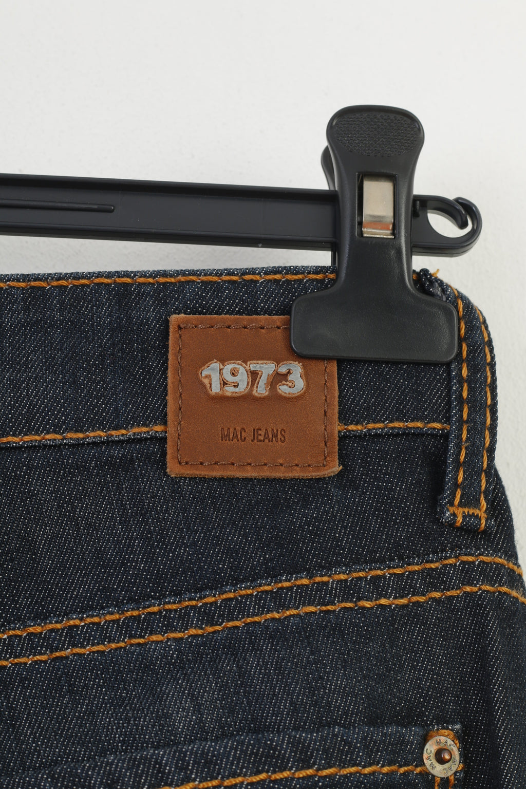 MAC Jeans Femme 42 Pantalon Jeans Coton Bleu Marine Pantalon Melanie