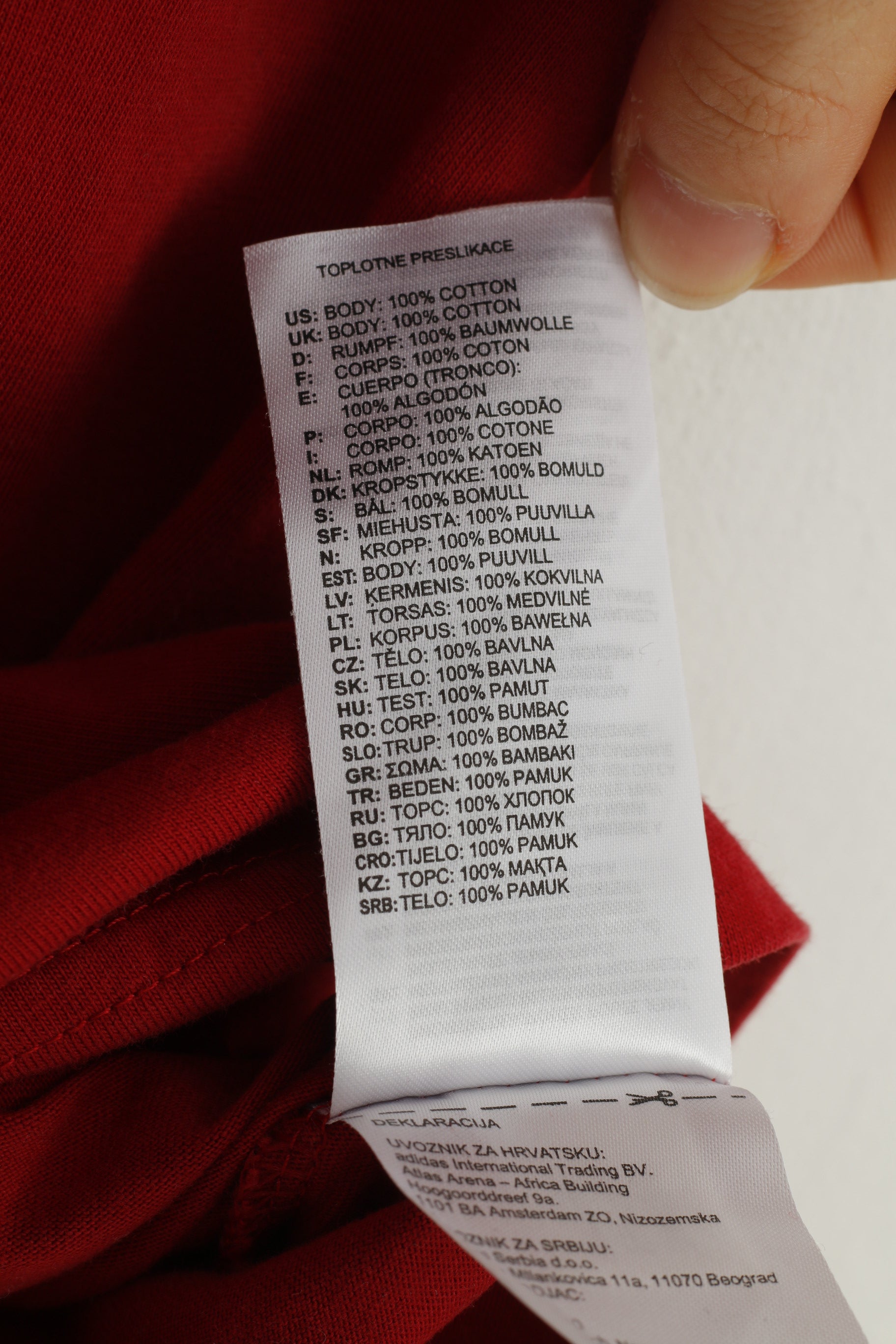 Adidas Men S T-Shirt Burgundy Short Sleeve Cotton Sport Sportwear Top