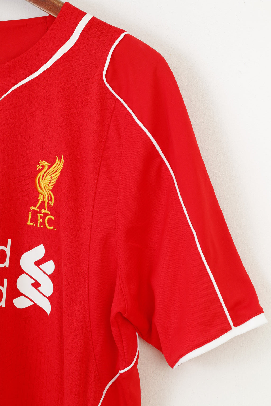 Warrior L.F.C Men L Shirt Football Club Red Sport Standard Chartered Crew Neck Short Sleeve Top