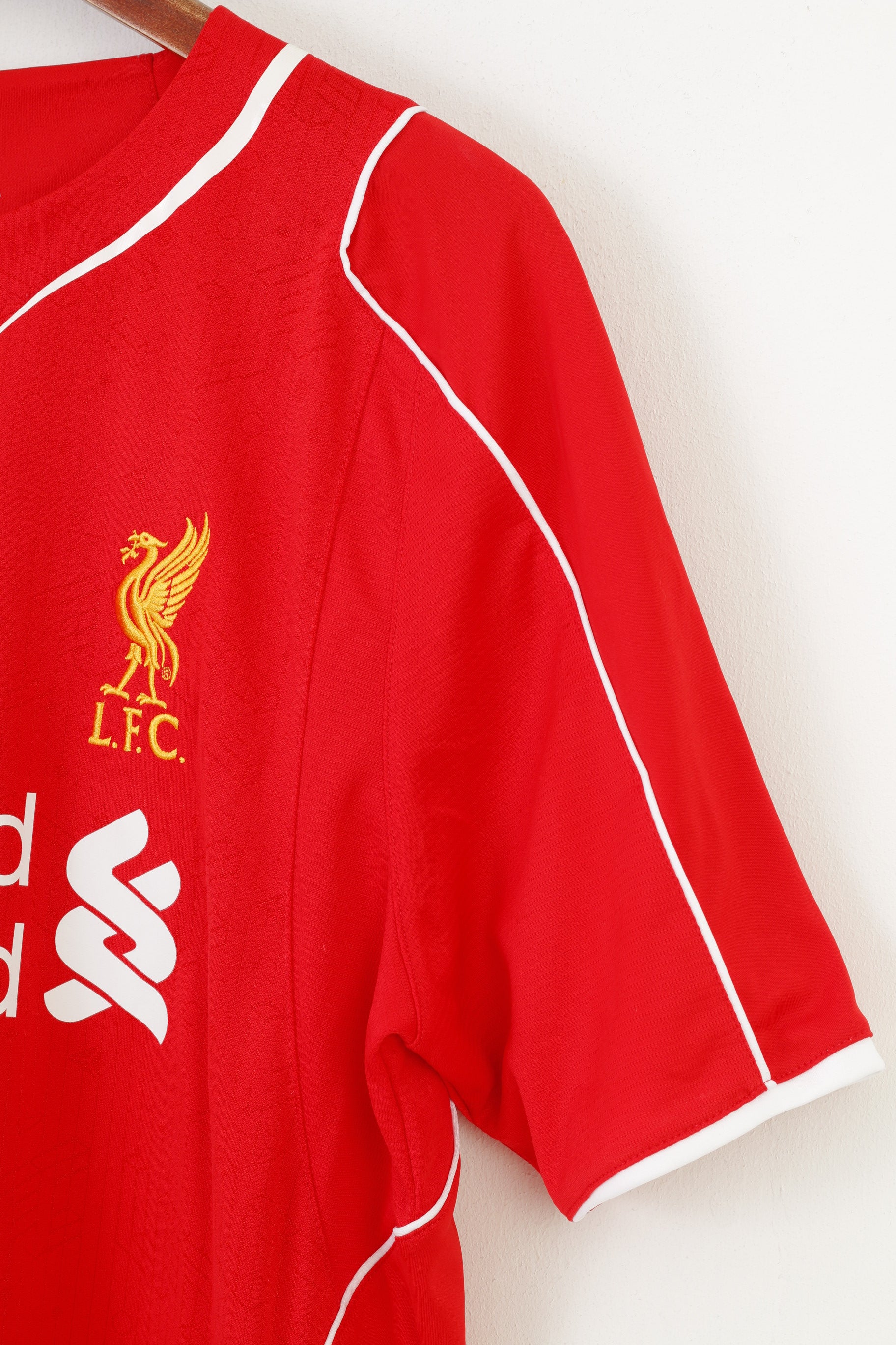 Warrior L.F.C Men L Shirt Football Club Red Sport Standard Chartered Crew Neck Short Sleeve Top