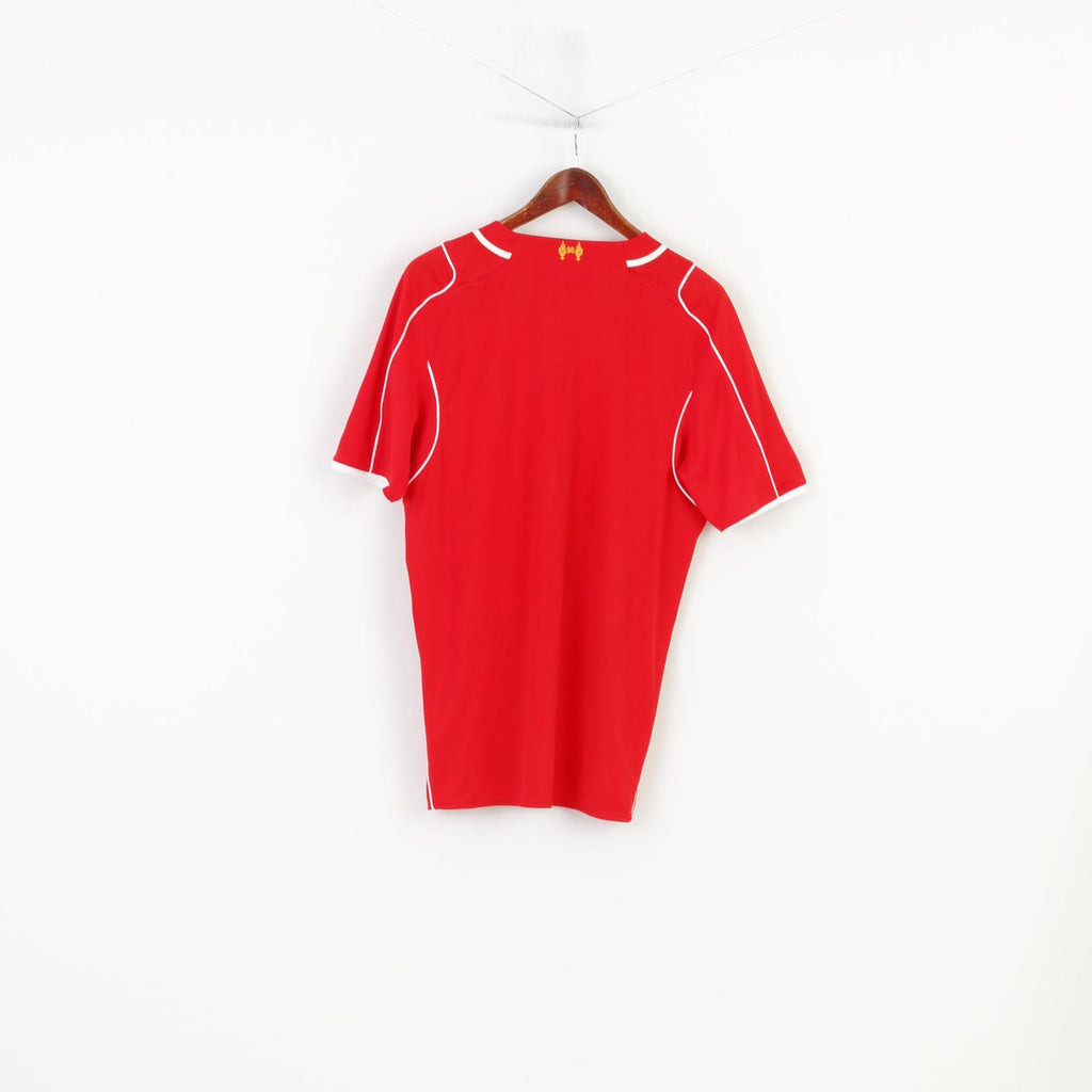 Warrior L.F.C Men L Shirt Football Club Red Sport Standard Chartered Crew Neck Short Sleeve Top