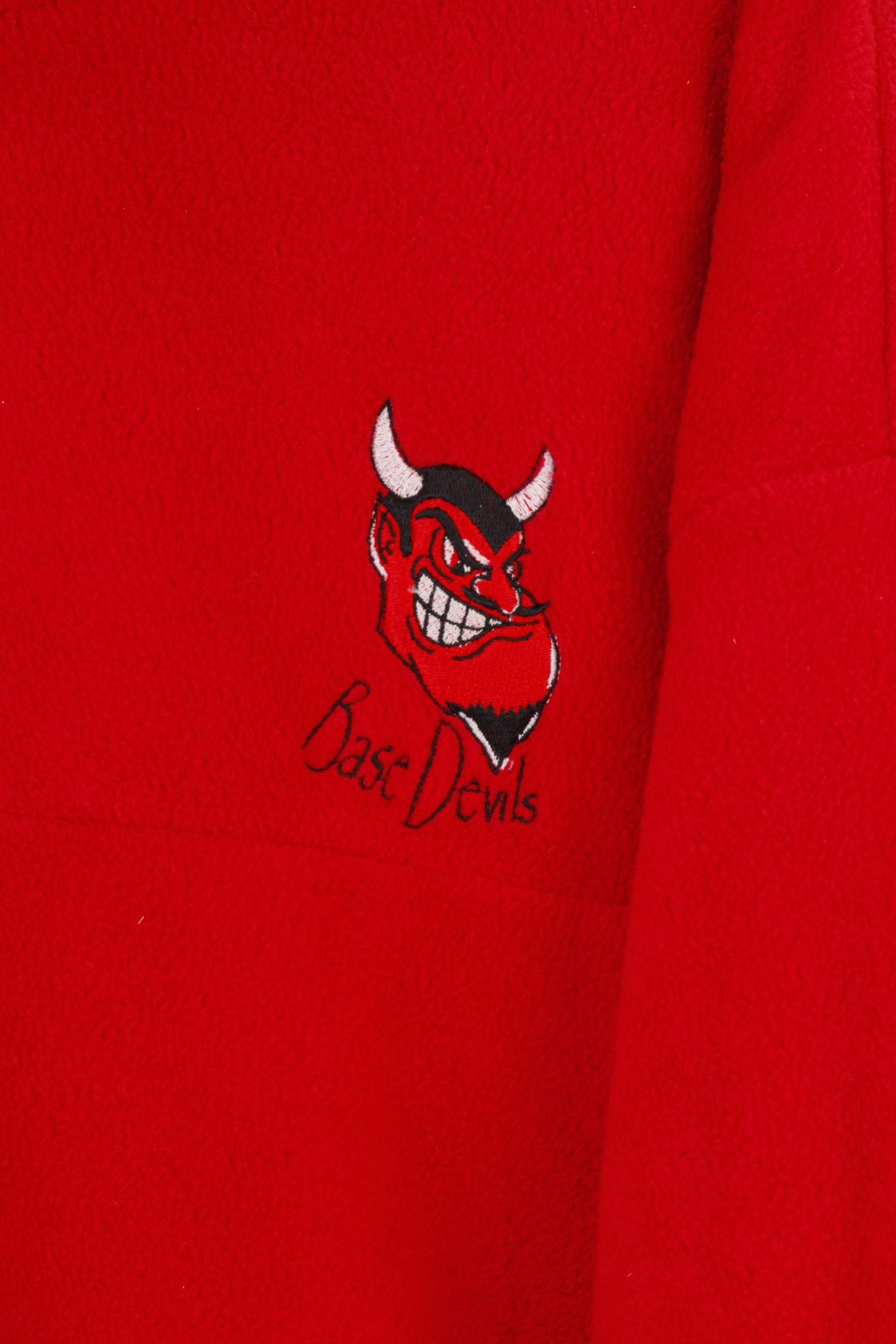 Active Fleece by Result Men S Jacket Double-Sided Red  Windproof Base Devils Vintage Padded Top