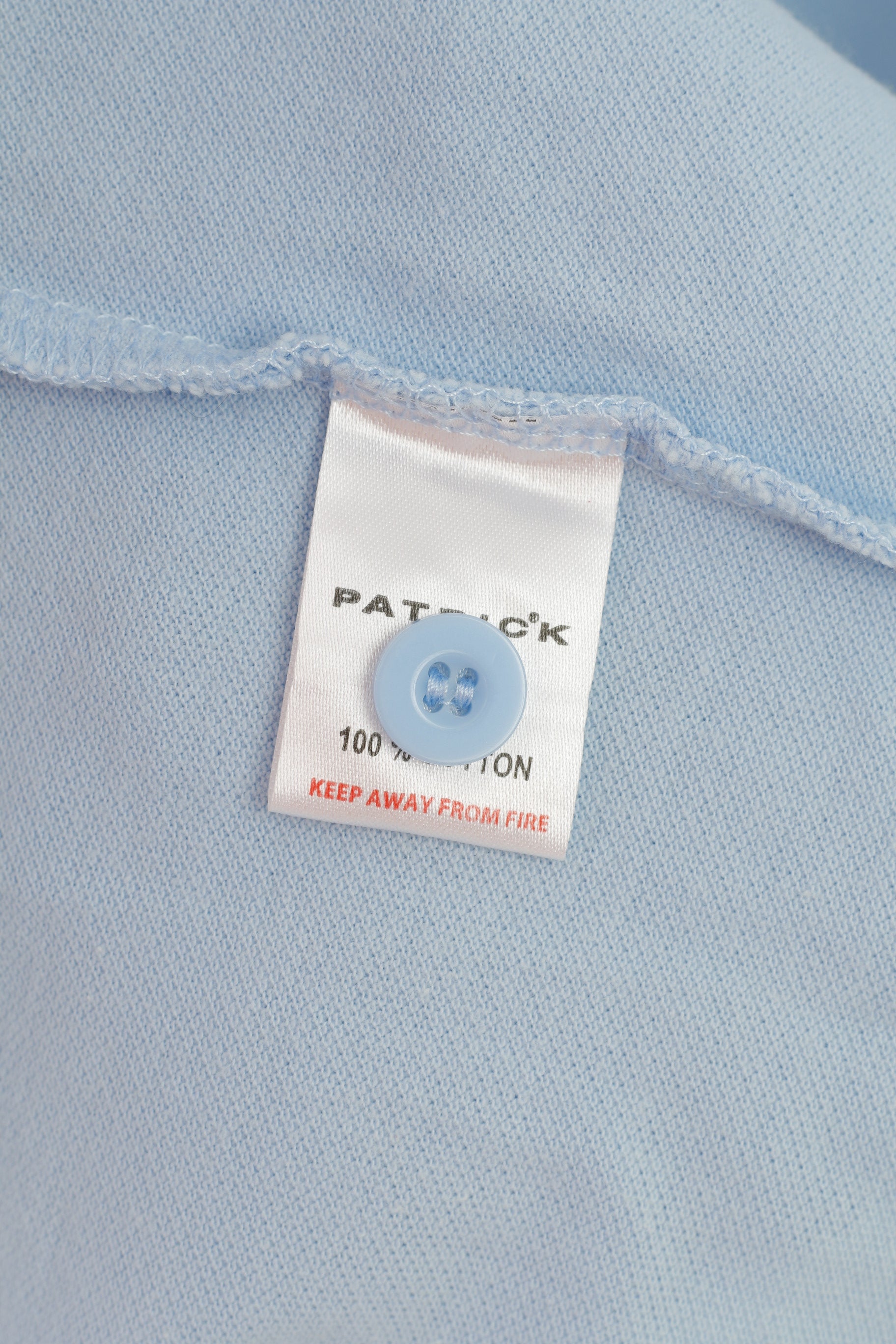 Patrick Men XXL Polo Shirt Blue Cotton Short Sleeve Sport Vintage Top