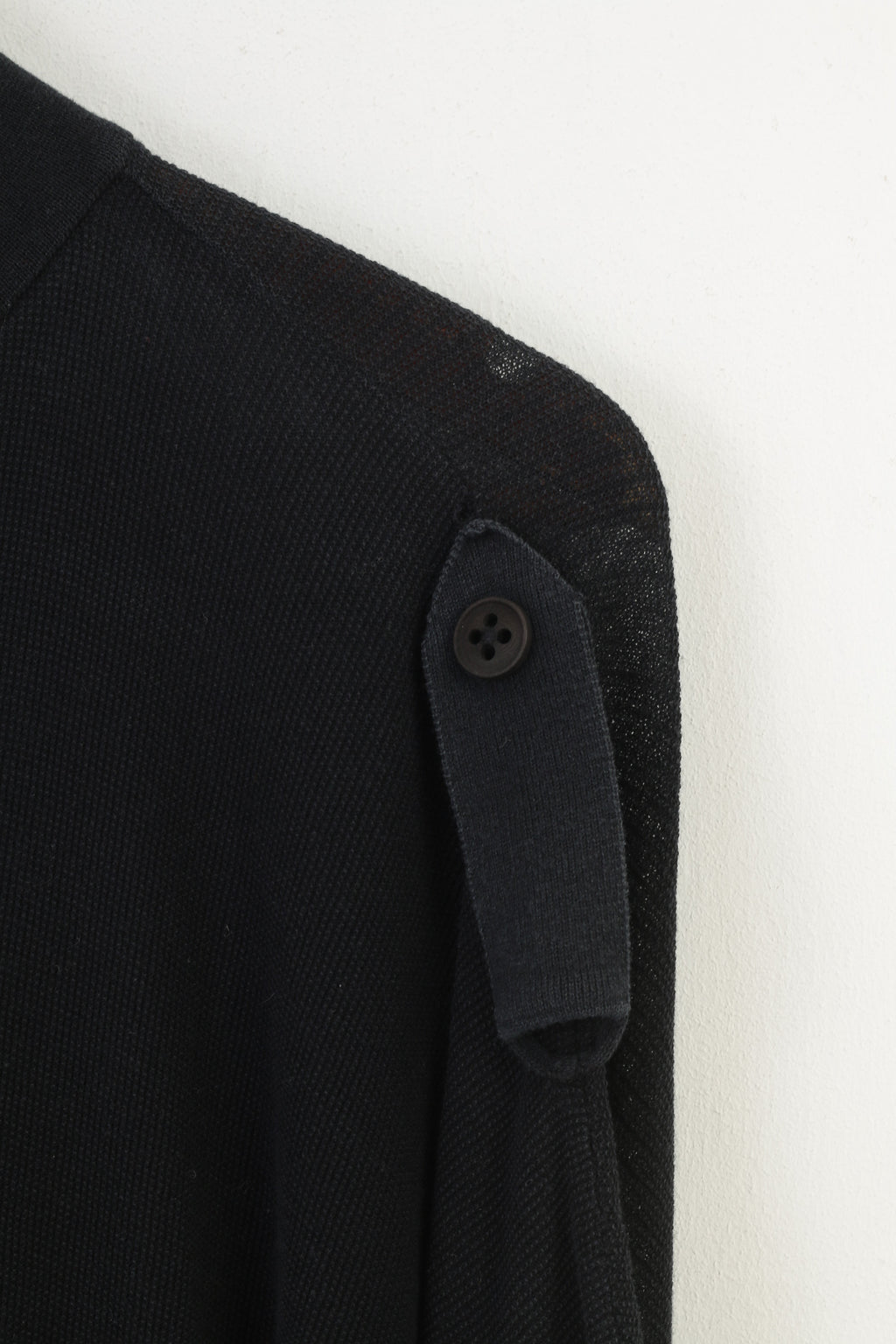 Hugo Boss Women XS Jumper Black Vtg Bottoms Cotton Classic Sweater Top