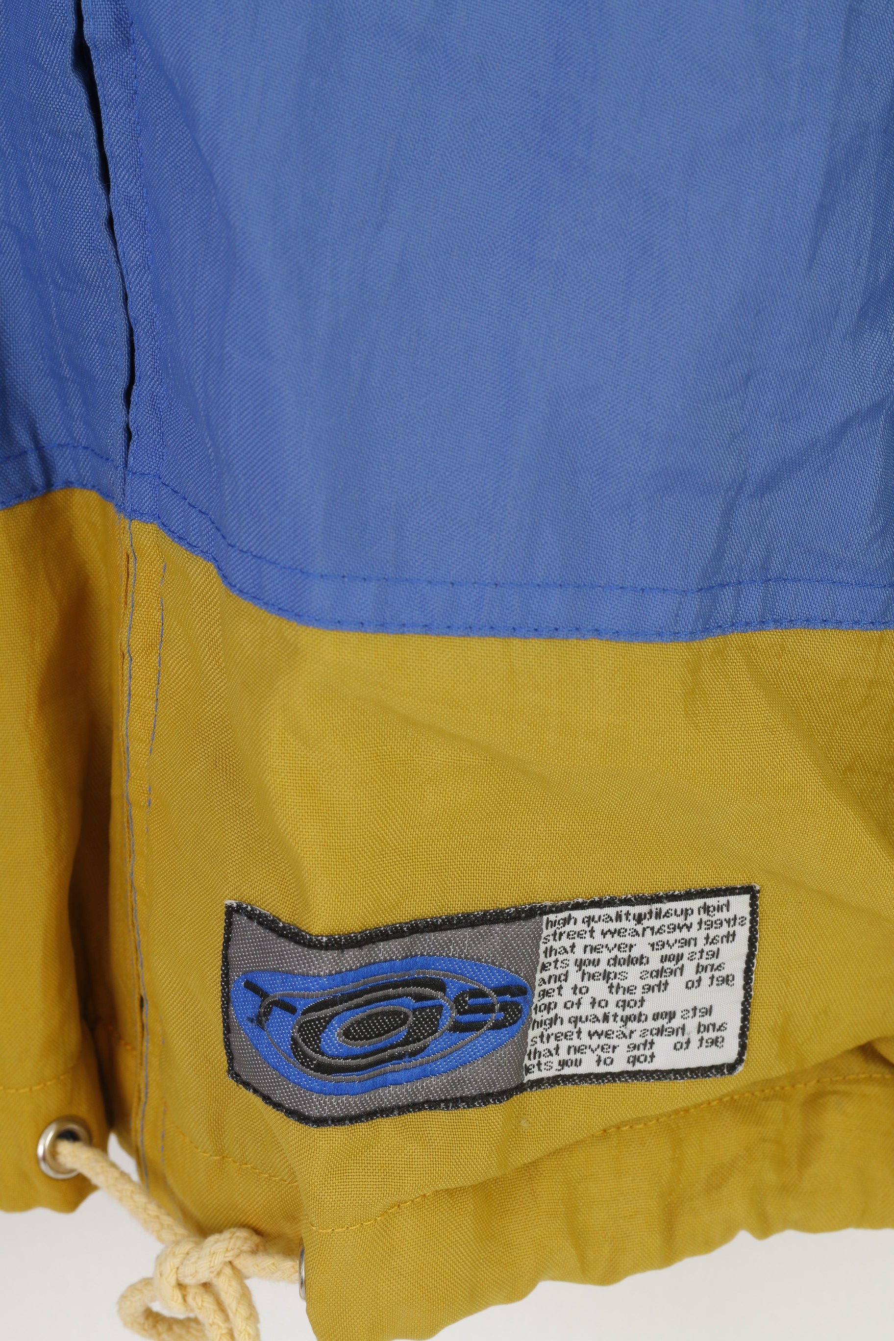 Outdoor Tigers Garments Veste 176 pour garçon en nylon avec capuche imperméable Bleu vintage