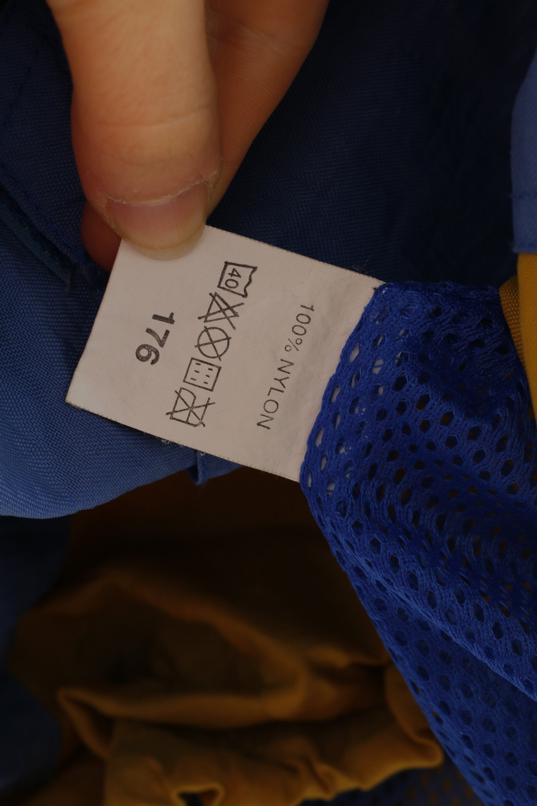 Outdoor Tigers Garments Veste 176 pour garçon en nylon avec capuche imperméable Bleu vintage