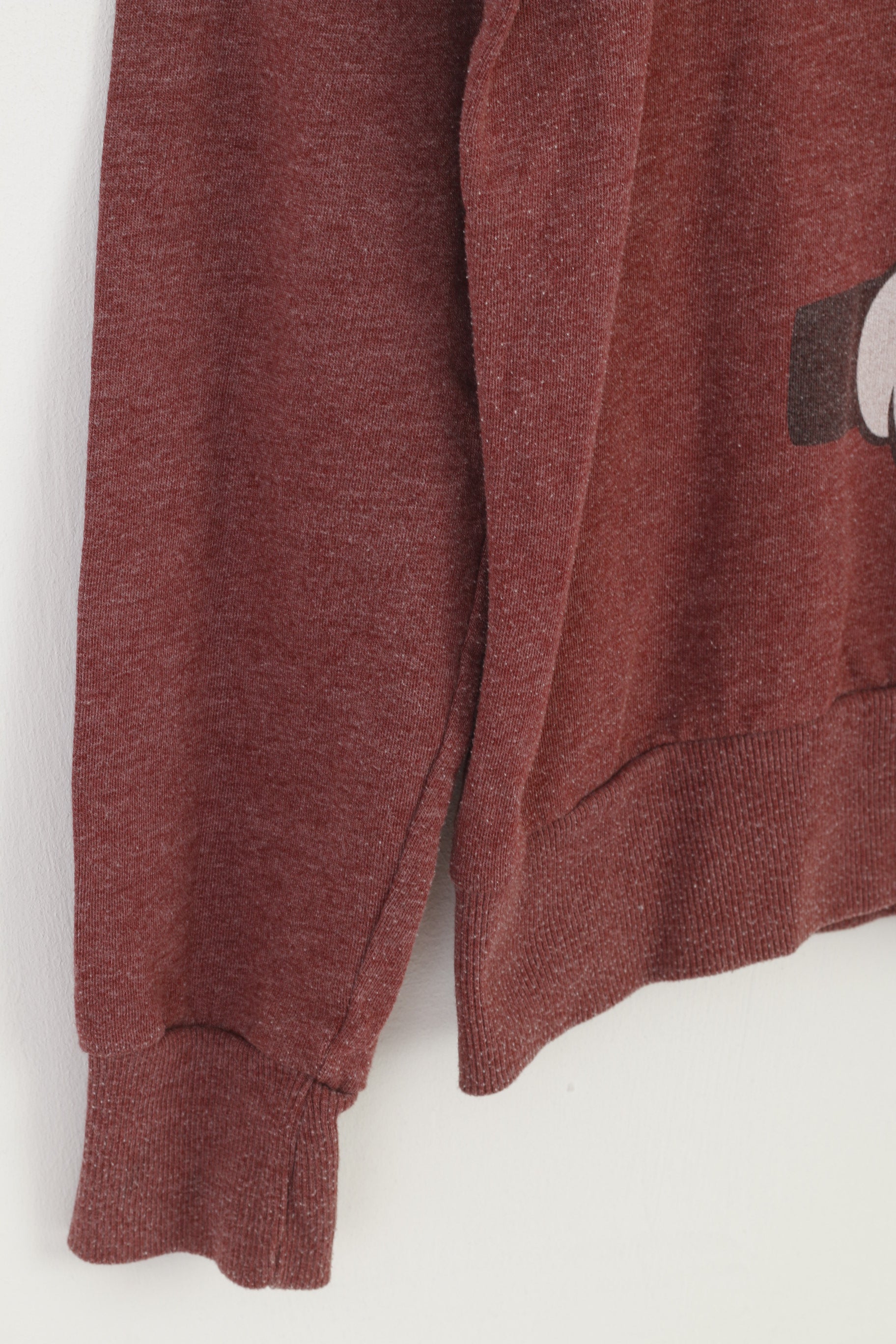 Cedar Wood State Men M Sweatshirt Jumper Maroon Crew Neck Coton Disney vintage Top 