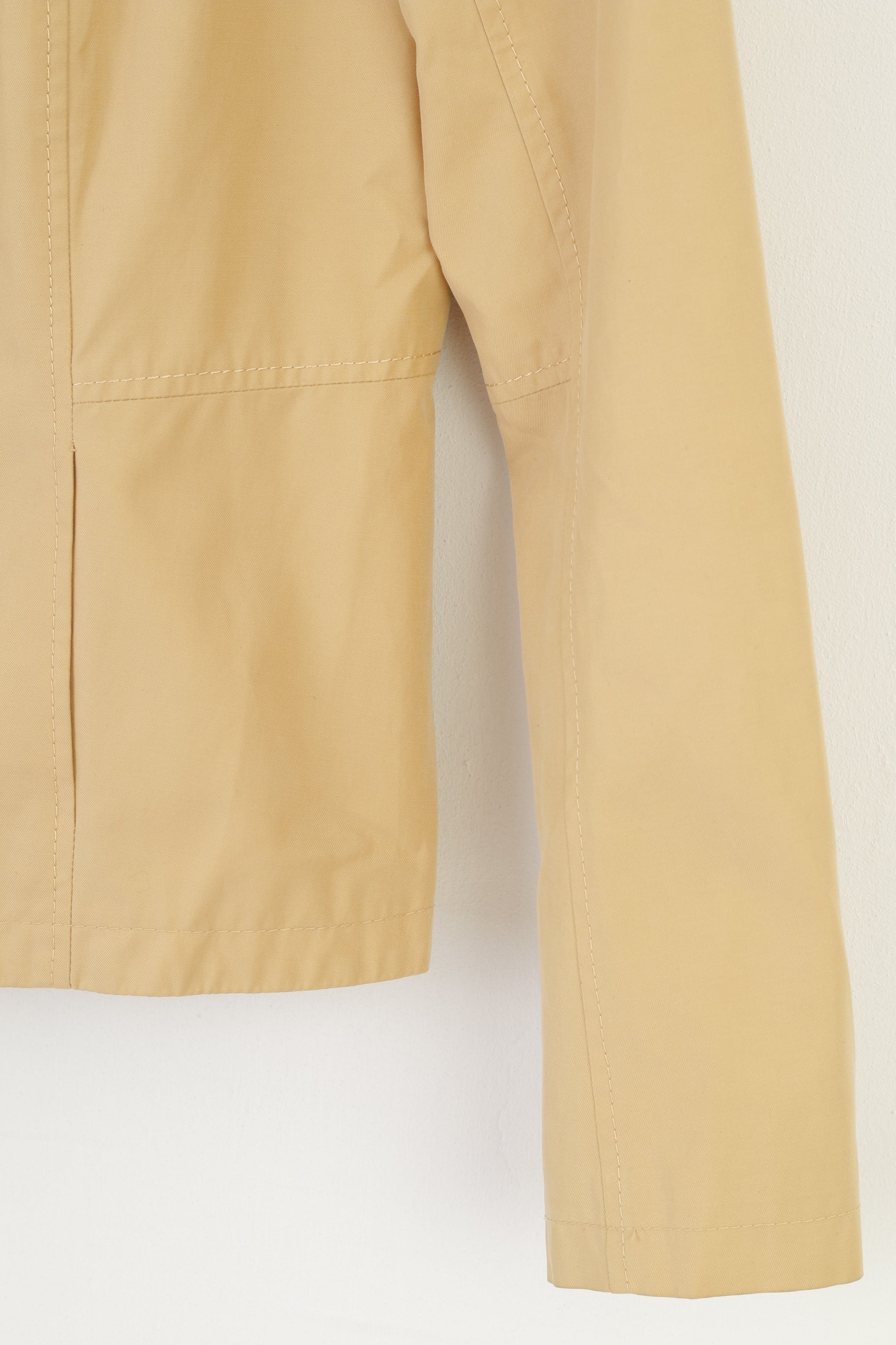 Marc Aurel Women 38 S Jacket Lightweight Caffe Beige  Zip Up Cotton Top