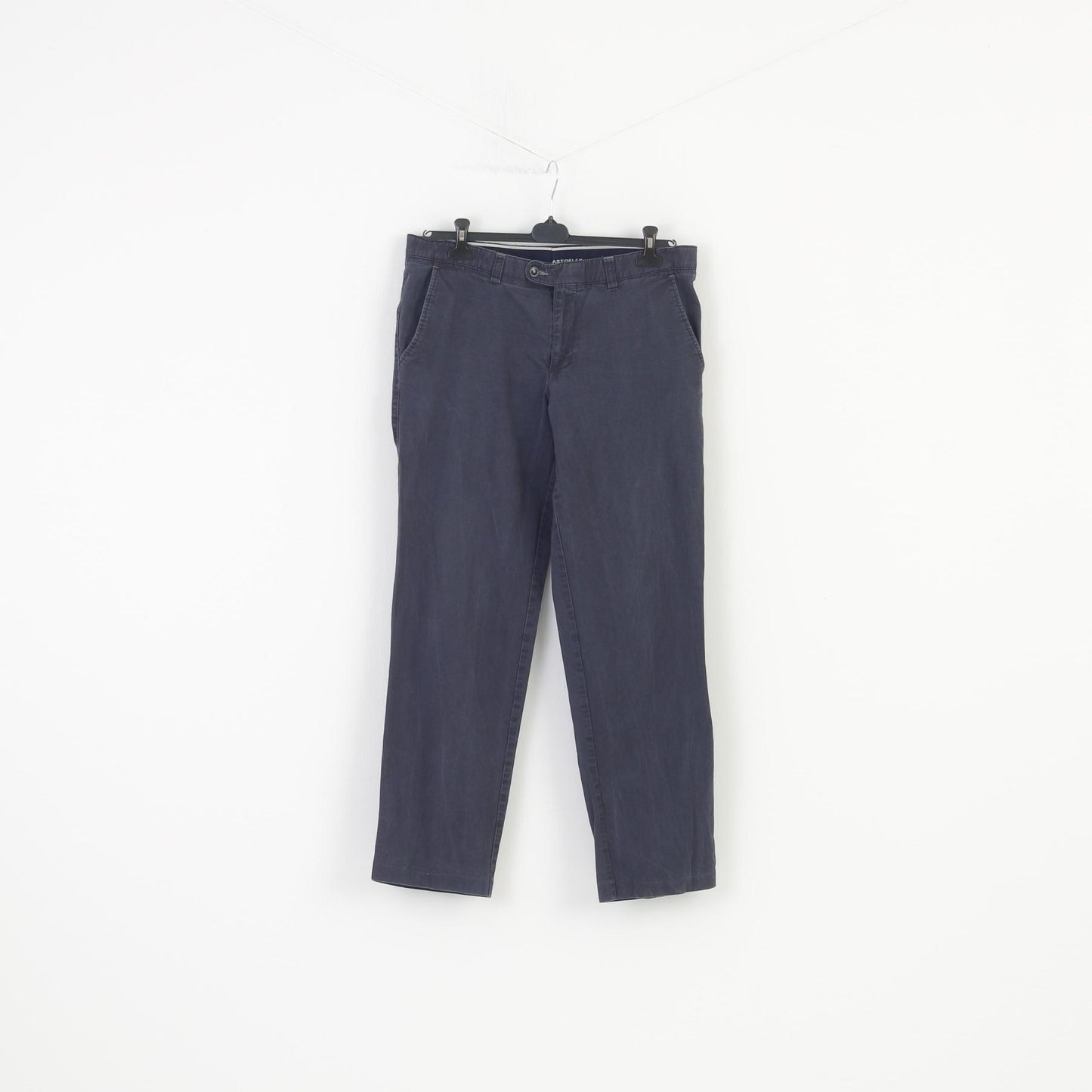 Canda Men 54 Trousers Navy Blue Cotton Elastoflex Regular Fit Top 