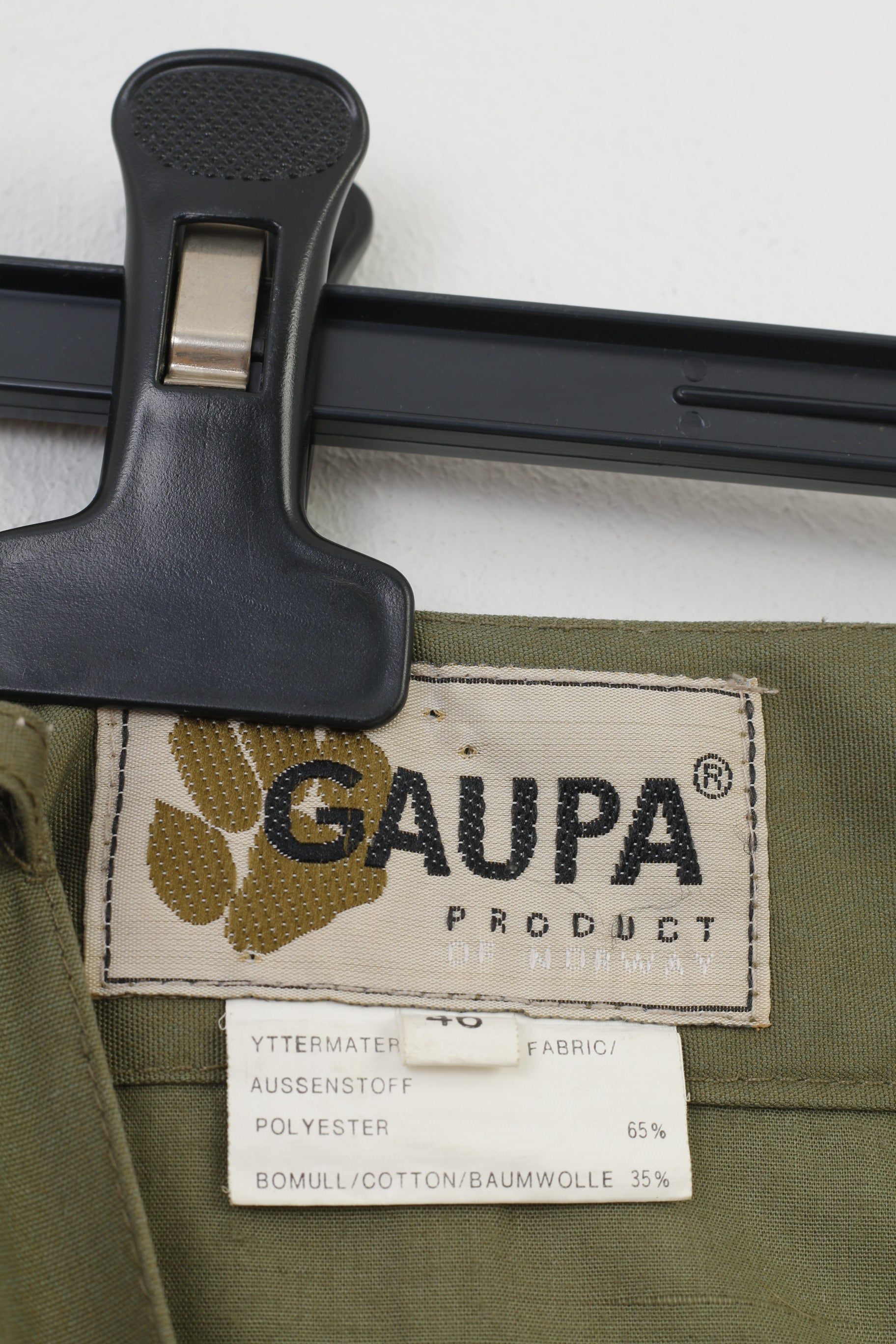 Gaupa Men 46 Trousers Khaki  Zip-Off Legs 2in1  Waterproof Trekking Cargo Shorts Pockets Top
