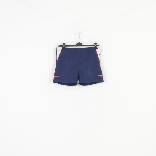 Umbro Boys 22/24 Shorts Navy Blue Sport Summer Pockets Gym Training  Sportwear Top
