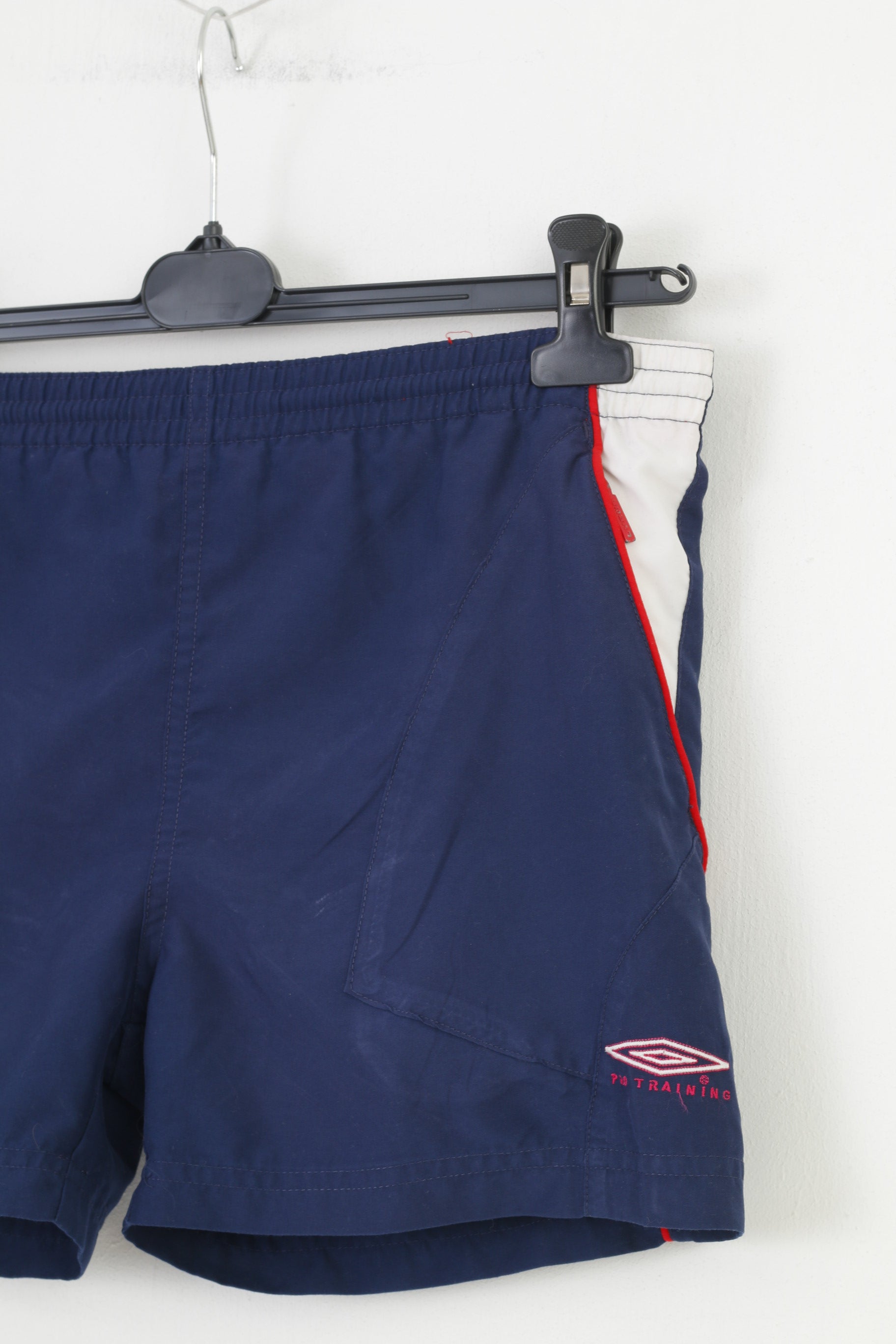 Umbro Garçons 22/24 Short Bleu Marine Sport Poches D'été Gym Training Sportwear Top