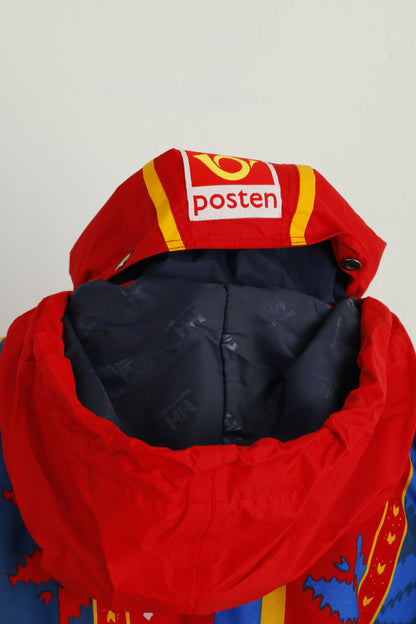 Retro Radness : Helly Hansen Hommes 2XL / 3XL Vintage Posten Ski Veste d'hiver à capuche