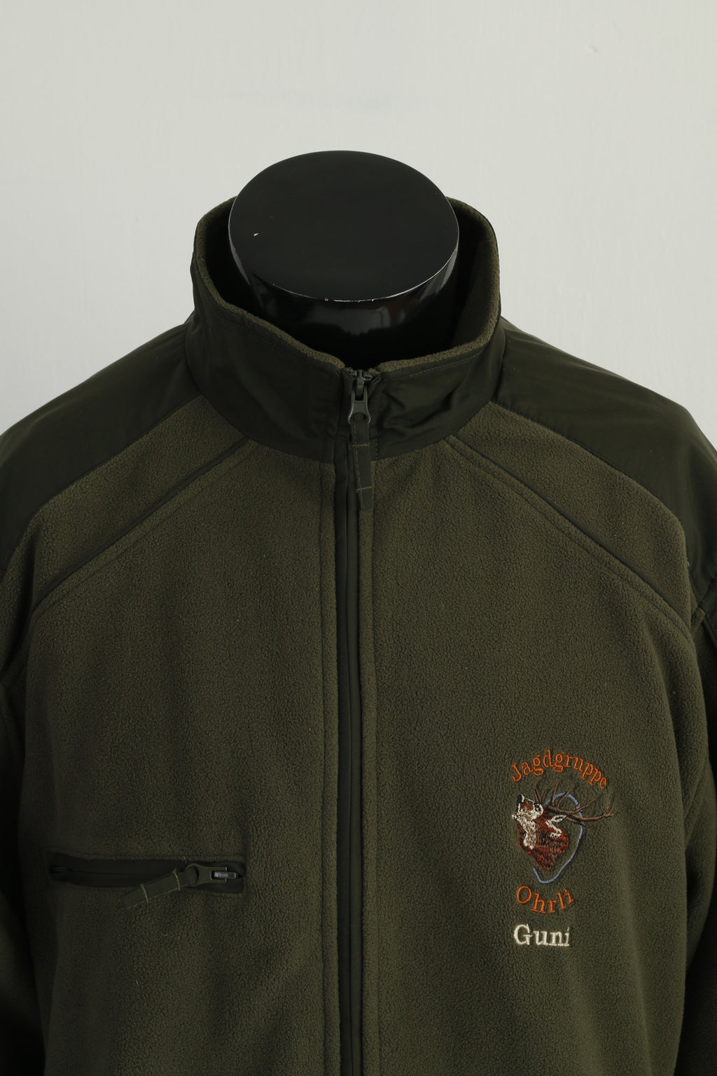 Rukka Hunter Fleece 2XL Jacket Khaki  Reflective System Deer - Like New