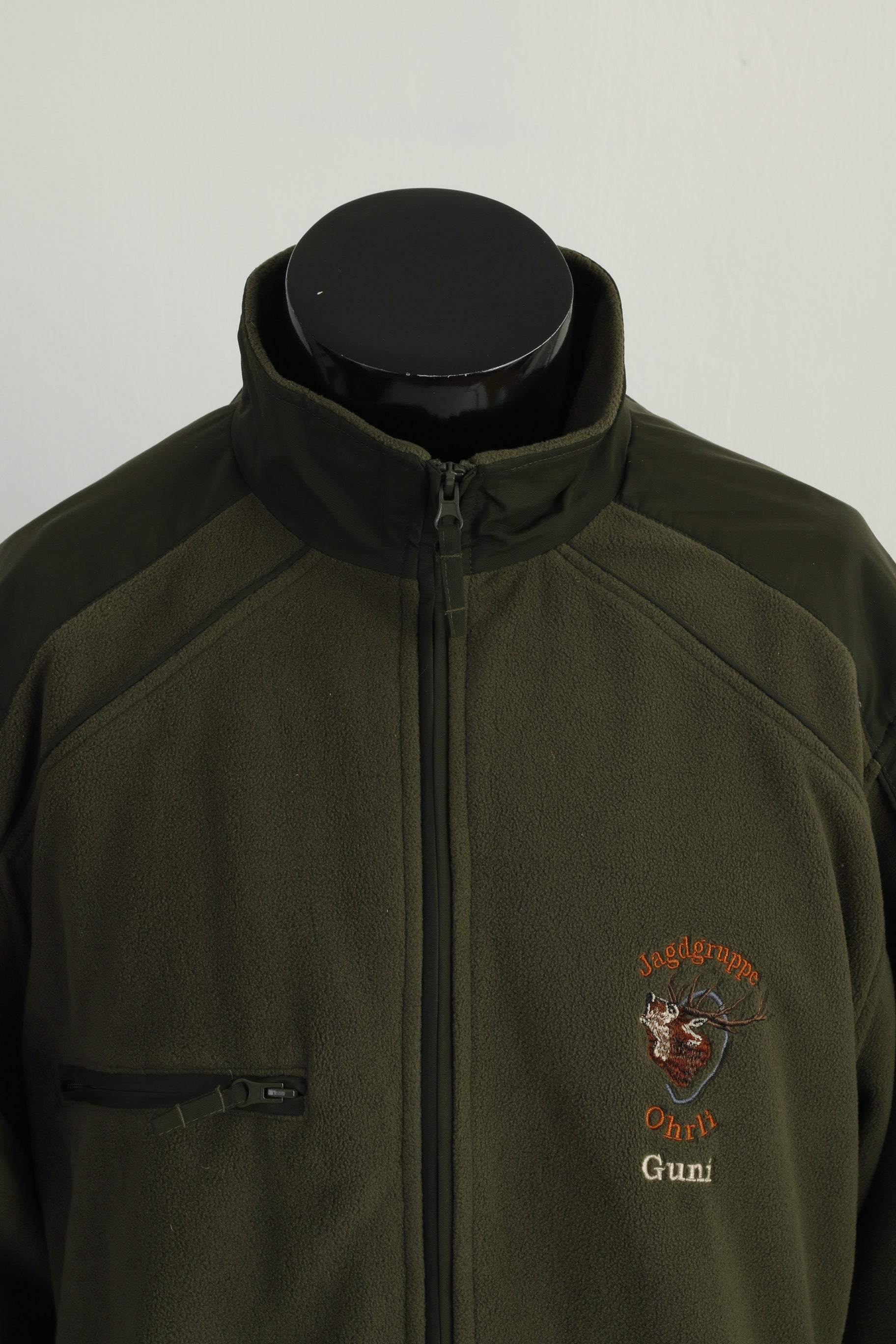 Rukka Hunter Fleece 2XL Jacket Khaki  Reflective System Deer - Like New