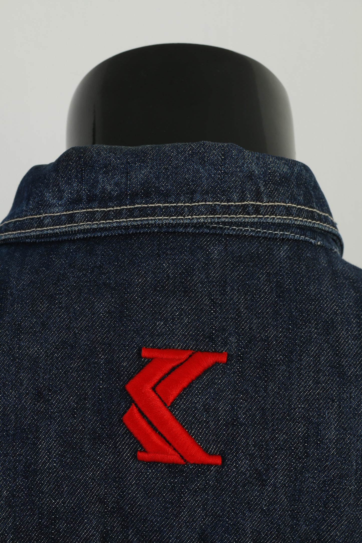 Vintage Karl Kani Denim Jacket - 3XL - Dark Navy Hip-Hop Icon