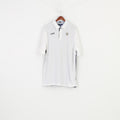 Tommy Hilfiger Men XXL Polo Shirt White Cotton Custom Fit Collar Short Sleeve Top 