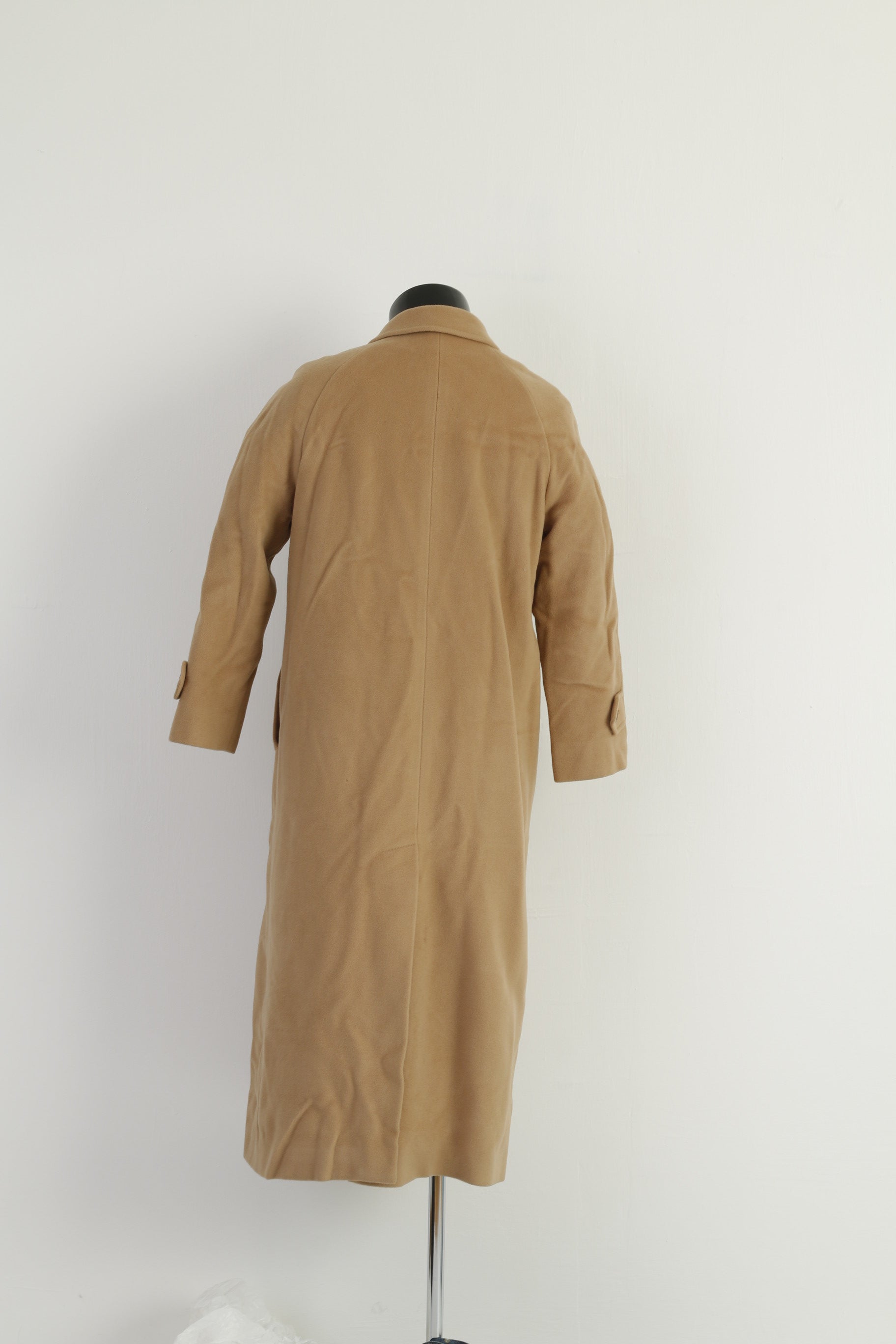 Vintage Aquascutum Women 6 S Camel Coat  Luxurious Cashmere Blend