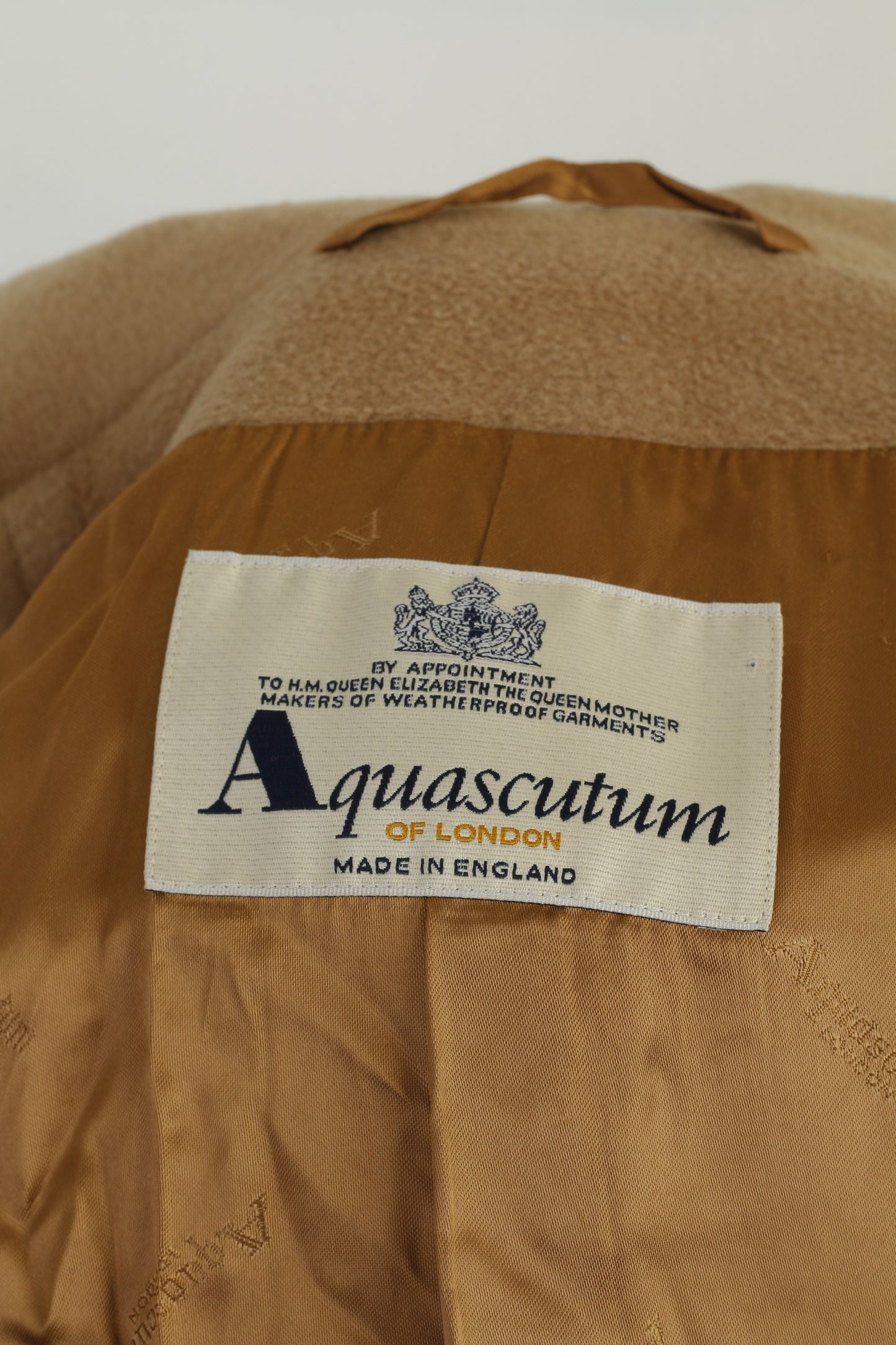 Vintage Aquascutum Camel Coat - Made in England - 6R S / M - Luxurious Cashmere Blend