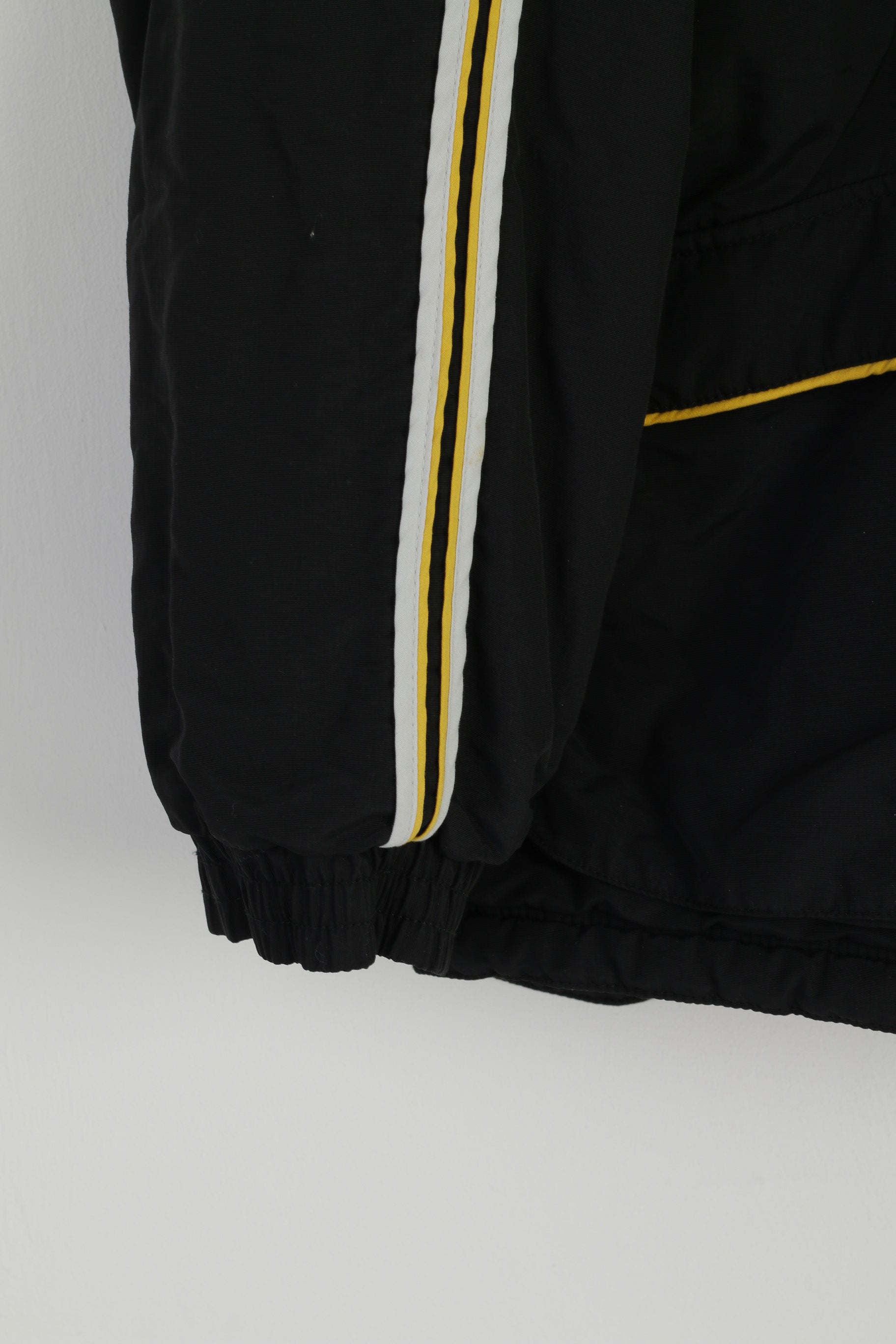 Vintage Puma Men S Jacket Black Nylon Padded Oversize Classic Retro Top