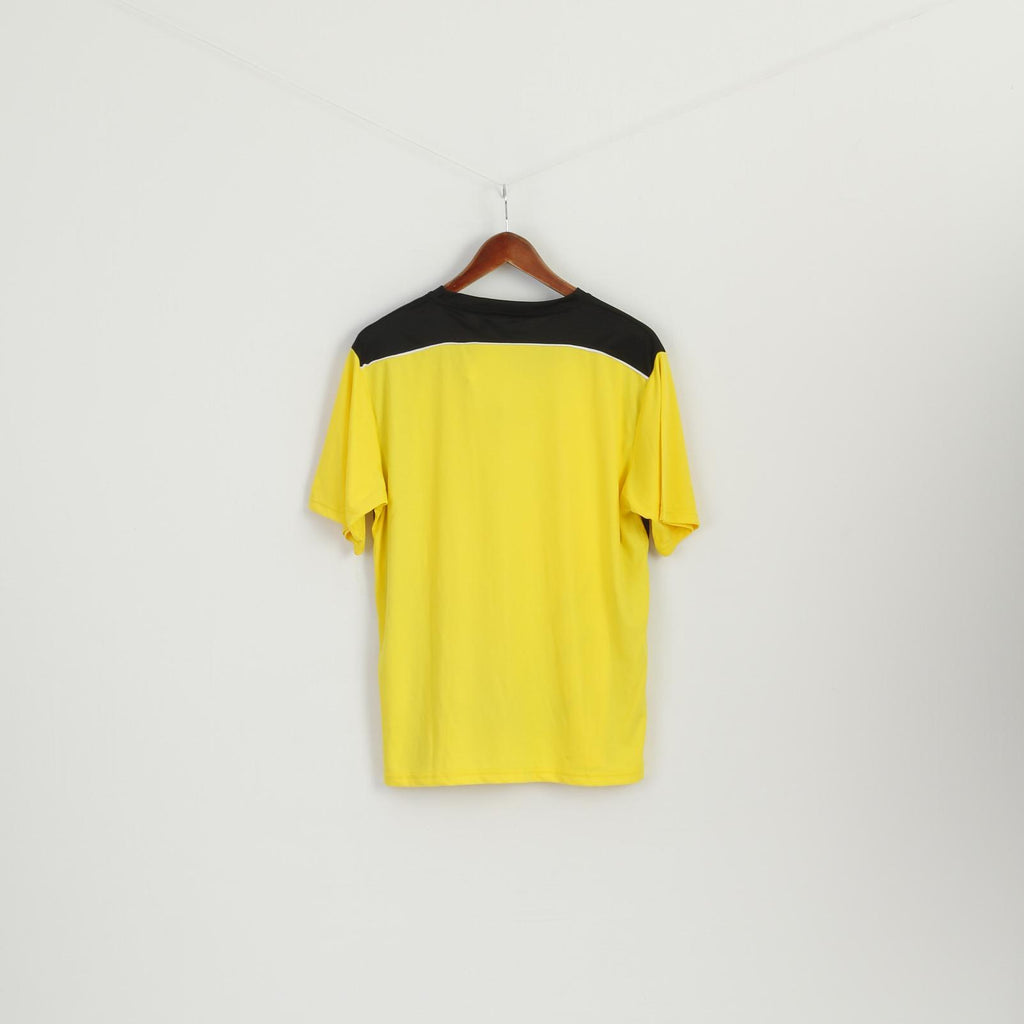 New Paths of Norway Men M Shirt Yellow Jersey Sportswear Top