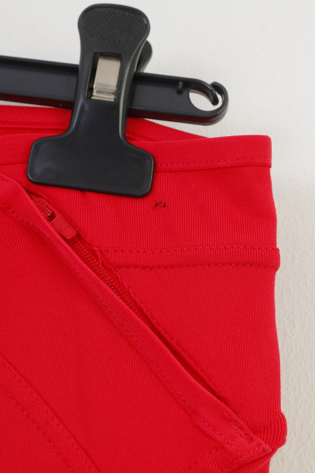 Adidas Woman 42 16 Trousers Red 3Stripes Zipper Wide Legs Sport Top