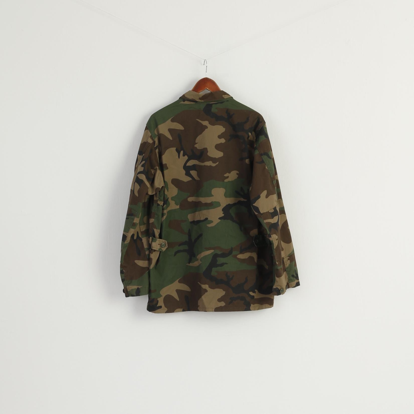 Westbury C&amp;A Giacca lunga da uomo S 38 Sympatex con cerniera intera color kaki vintage imbottito