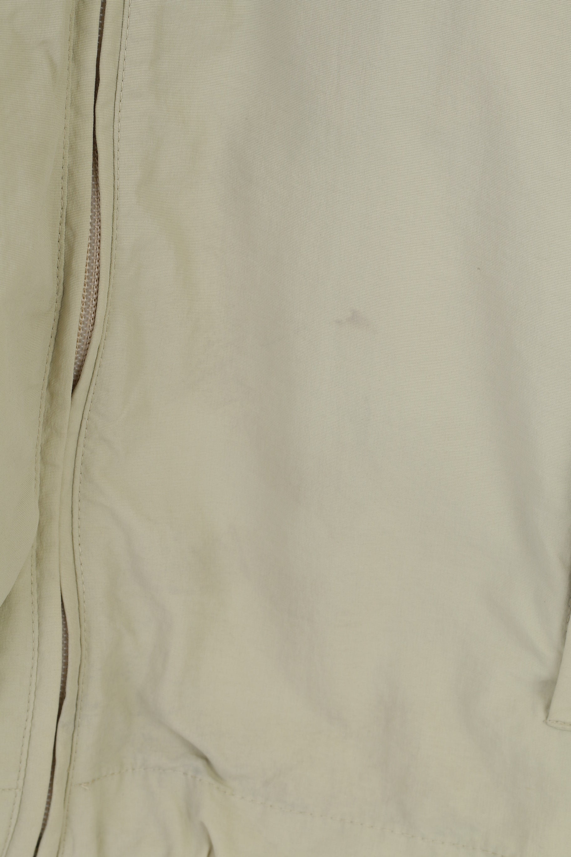 Timberland Garçons 12 Âge 152 Veste Capuche Rétractable Crème Fermeture Éclair Complète Cordon Bas Haut