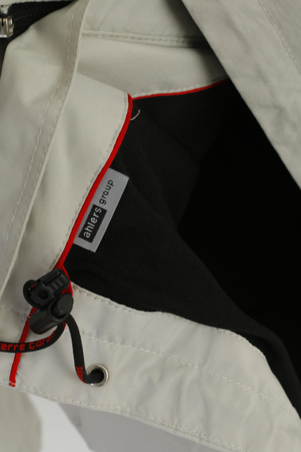 Westbury C&amp;A Giacca lunga da uomo S 38 Sympatex con cerniera intera color kaki vintage imbottito