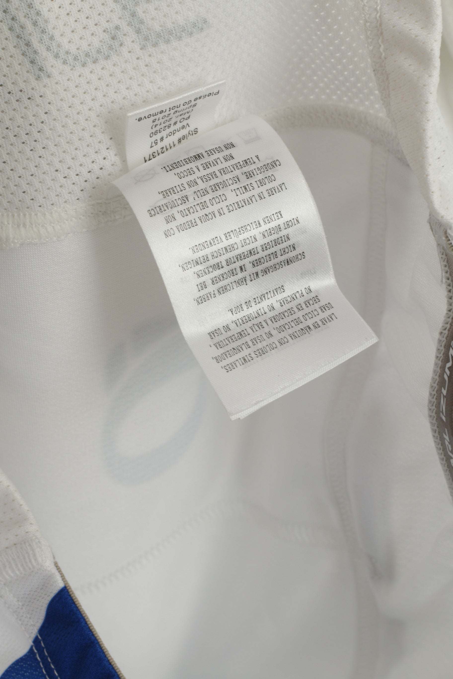 Pearl Izumi Elite Men M Cycling Shirt White Full Zipper Bike France Jersey Top