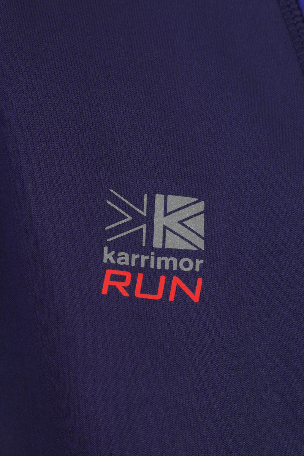 Karrimor Femme 12 M Manches Longues Violet Col Zip Sportwear Run Outwear Top