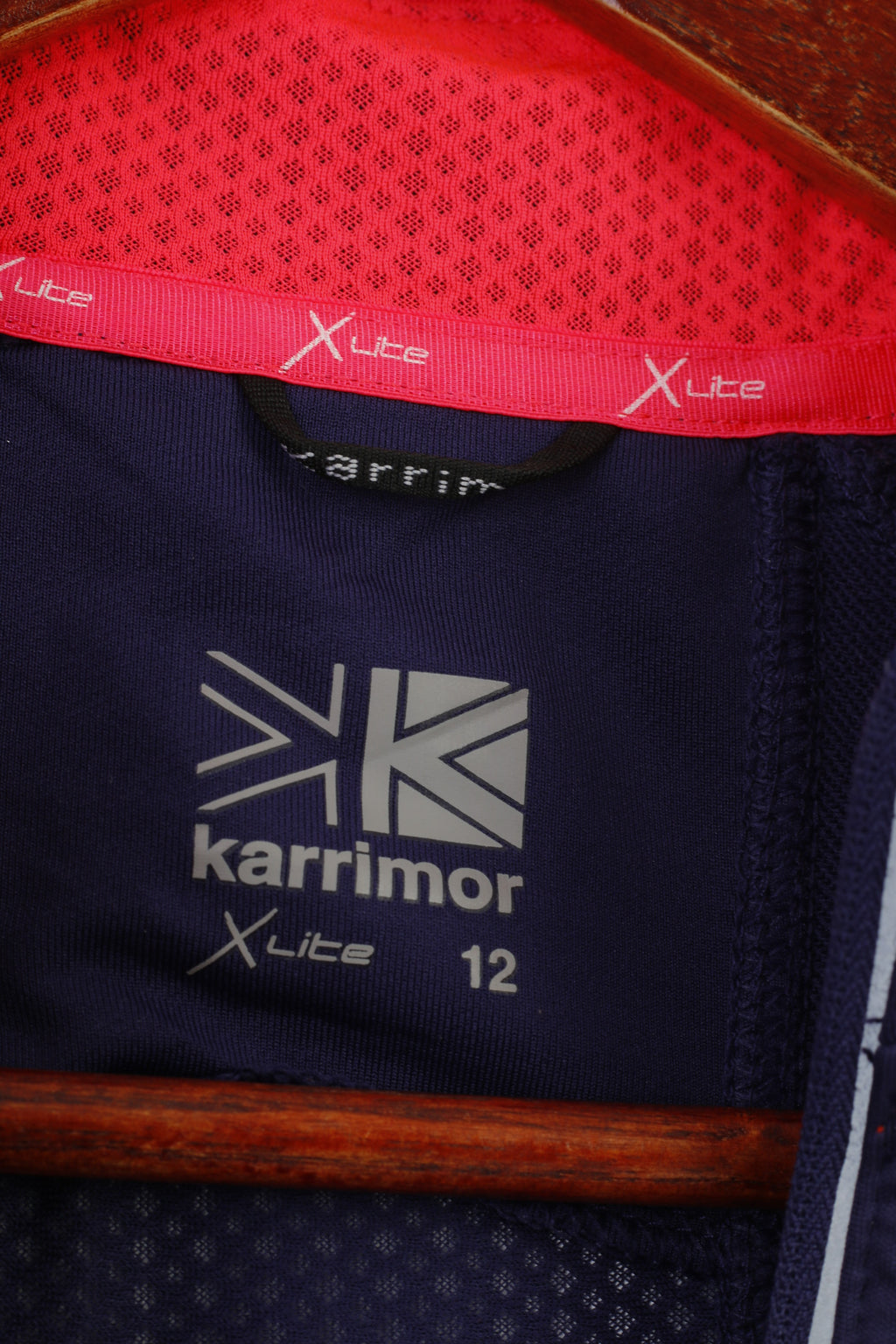 Karrimor Femme 12 M Manches Longues Violet Col Zip Sportwear Run Outwear Top