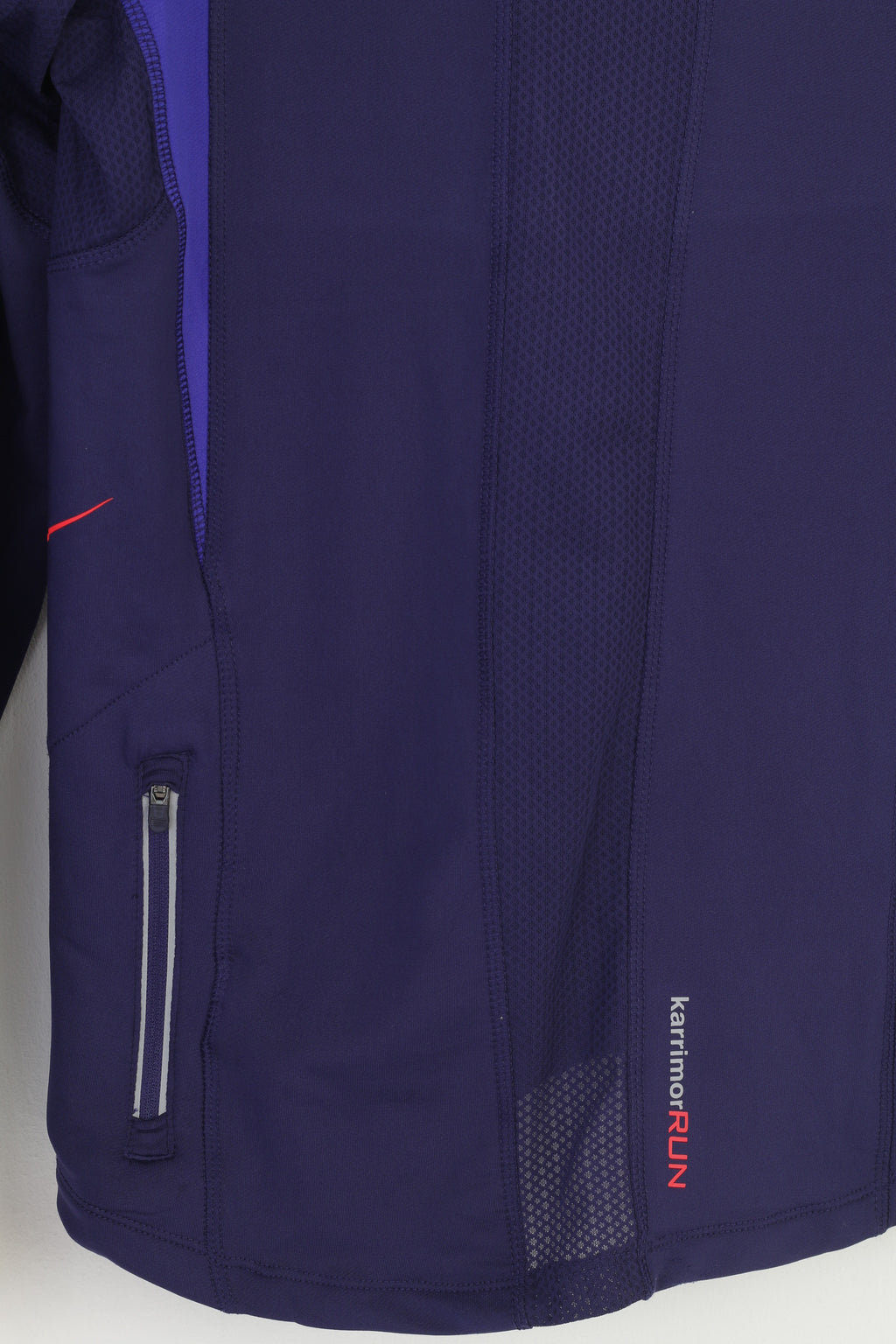 Karrimor Femme 12 M Manches Longues Violet Col Zip Sportwear Run Outwear Top