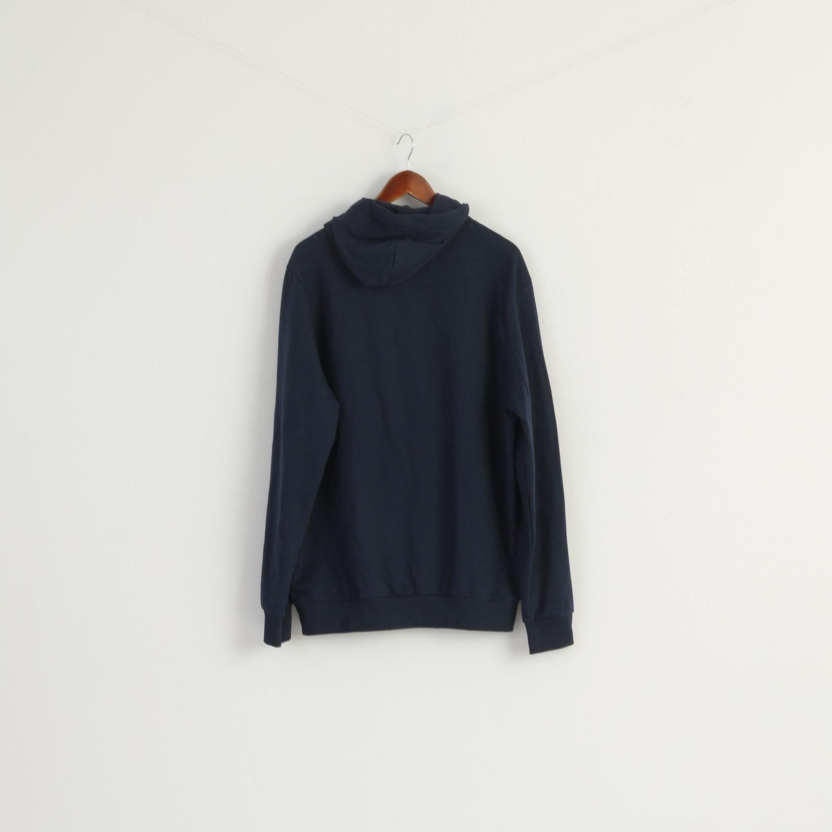 New Camp David Men XXL Sweatshirt Navy Soft Cotton Nautical Yacht Hoodie
