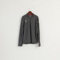 Puma Men XXL Long Sleeved Shirt Gray Activewear Usp Pockets Sportswear Top